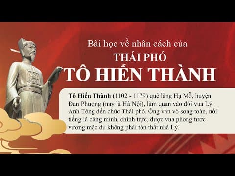 Slide Tiểu sử Tô Hiến Thành - Vị Hiền Thần Trung Nghĩa Thời Lý