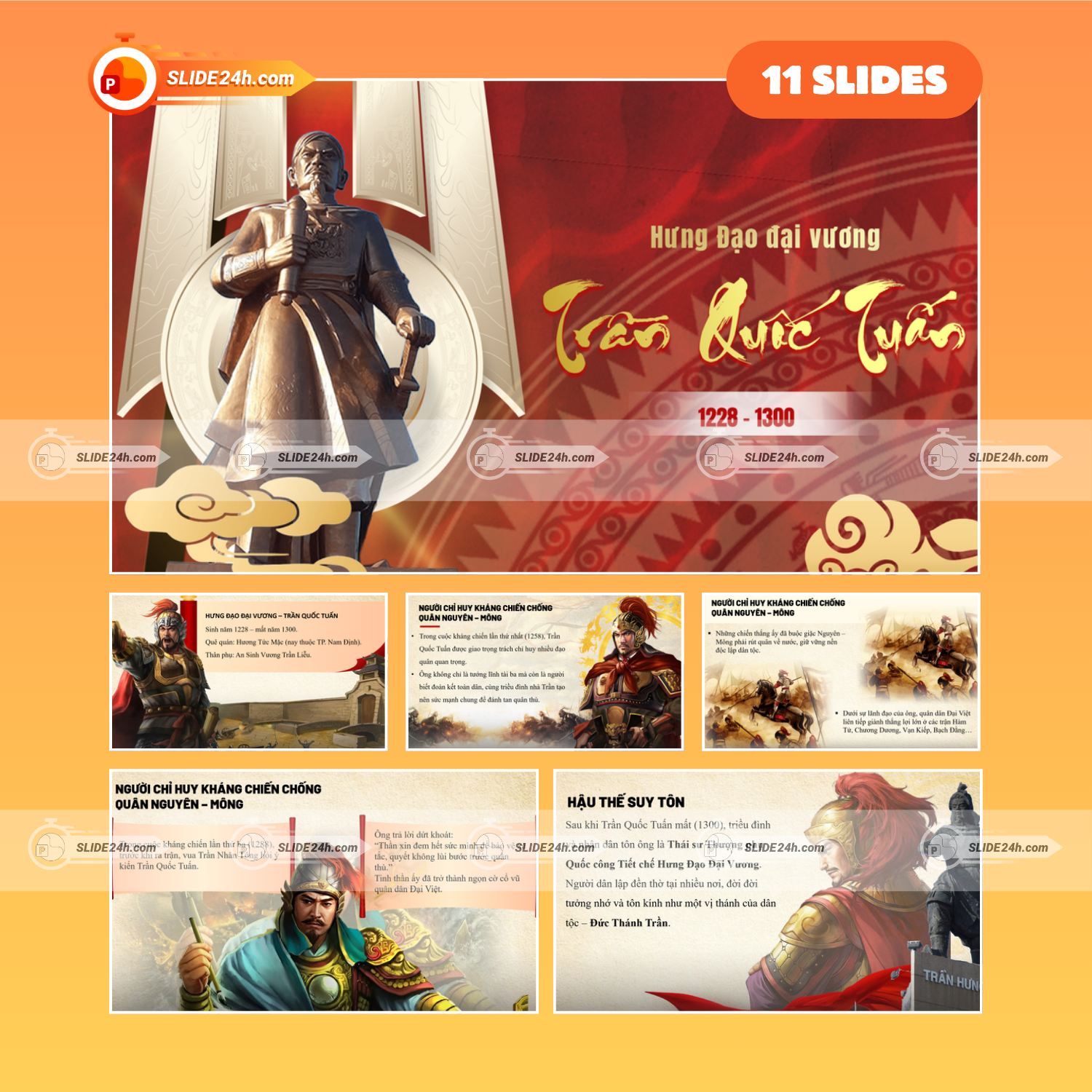 Slide Trần Quốc Tuấn – Hưng Đạo Đại Vương thumbnail