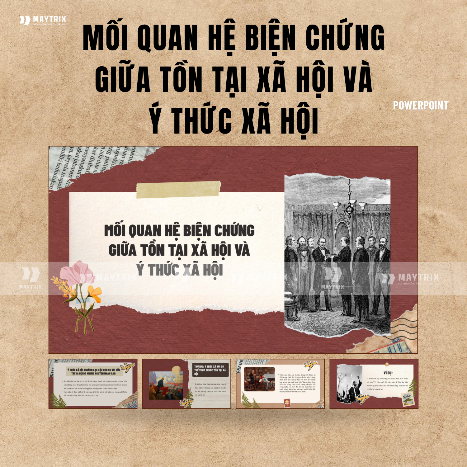 Slide Mối Quan Hệ Biện Chứng Giữa Tồn Tại Xã Hội và Ý Thức Xã Hội thumbnail