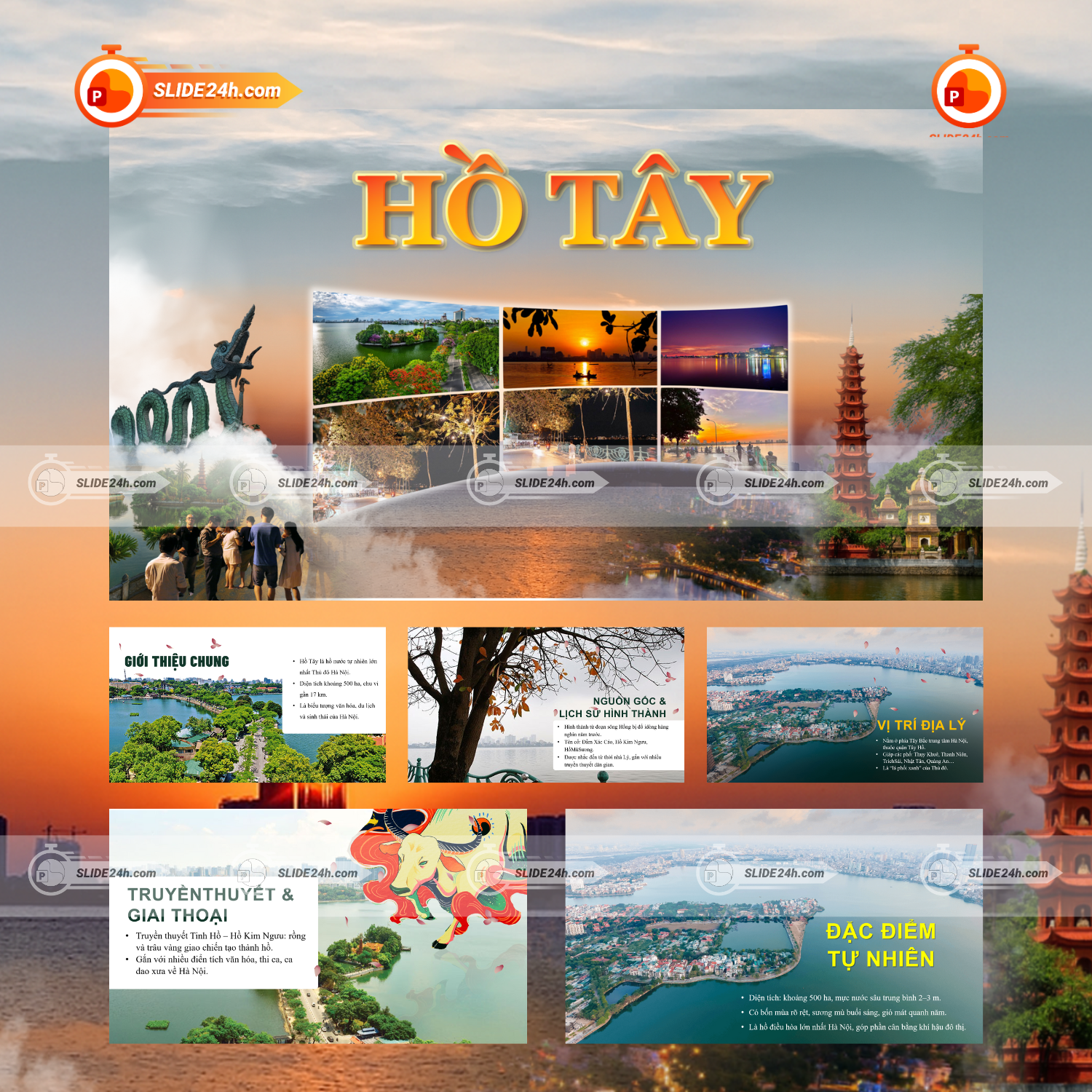 Slide Hồ Tây - Khám Phá Vẻ Đẹp Thơ Mộng Giữa Lòng Hà Nội thumbnail