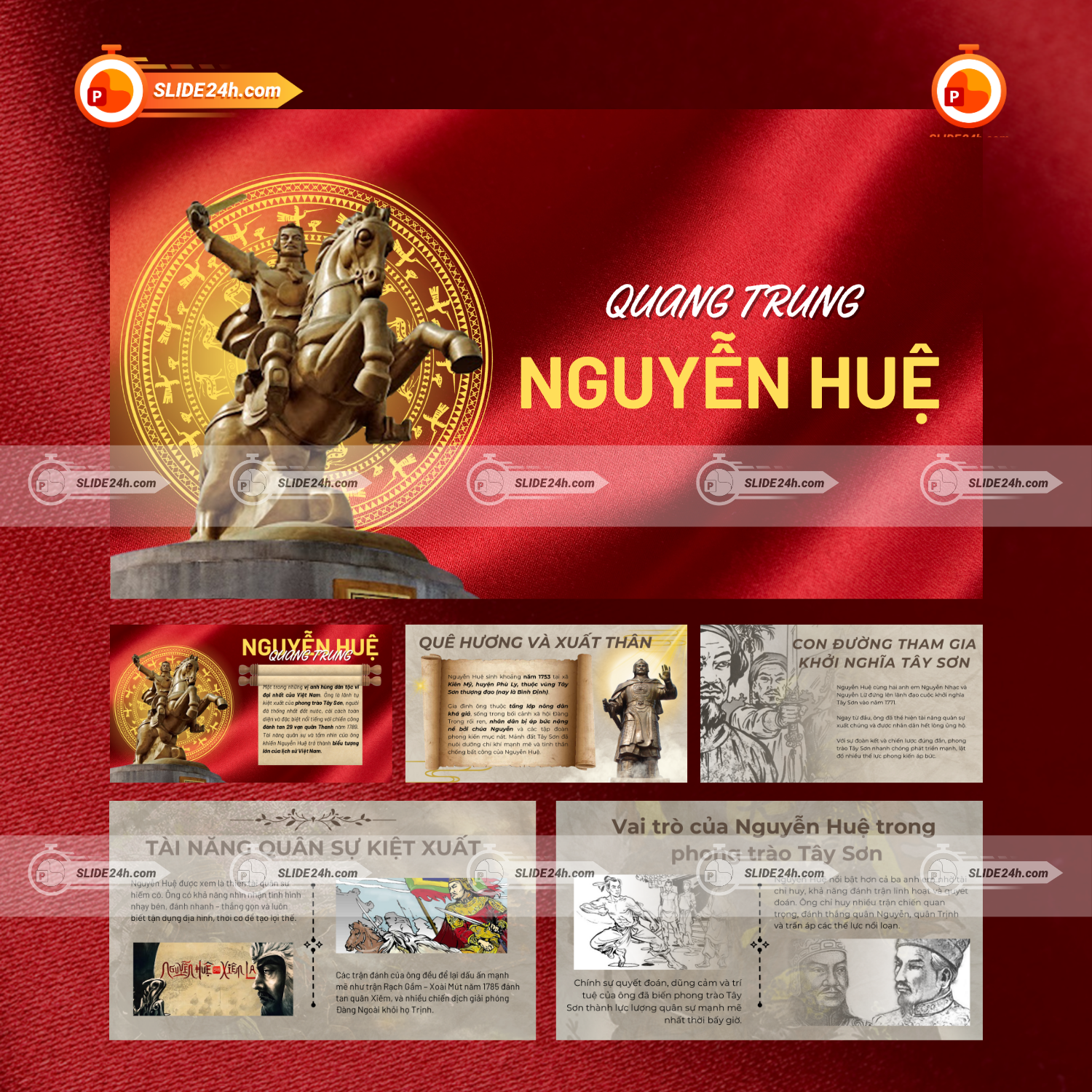 Slide Quang Trung - Nguyễn Huệ: Vị Anh Hùng Dân Tộc Kiệt Xuất thumbnail