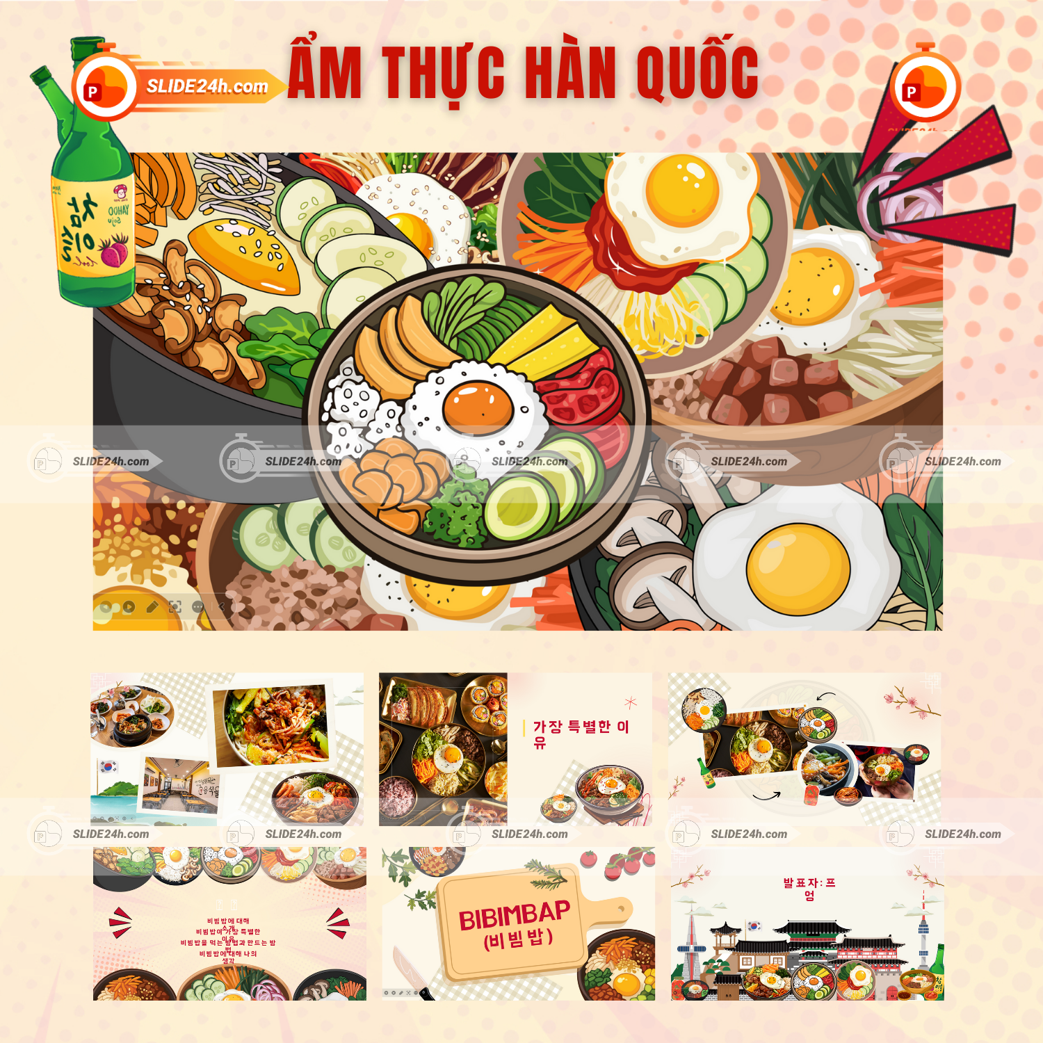 Slide Bibimbap - Cơm Trộn Hàn Quốc thumbnail