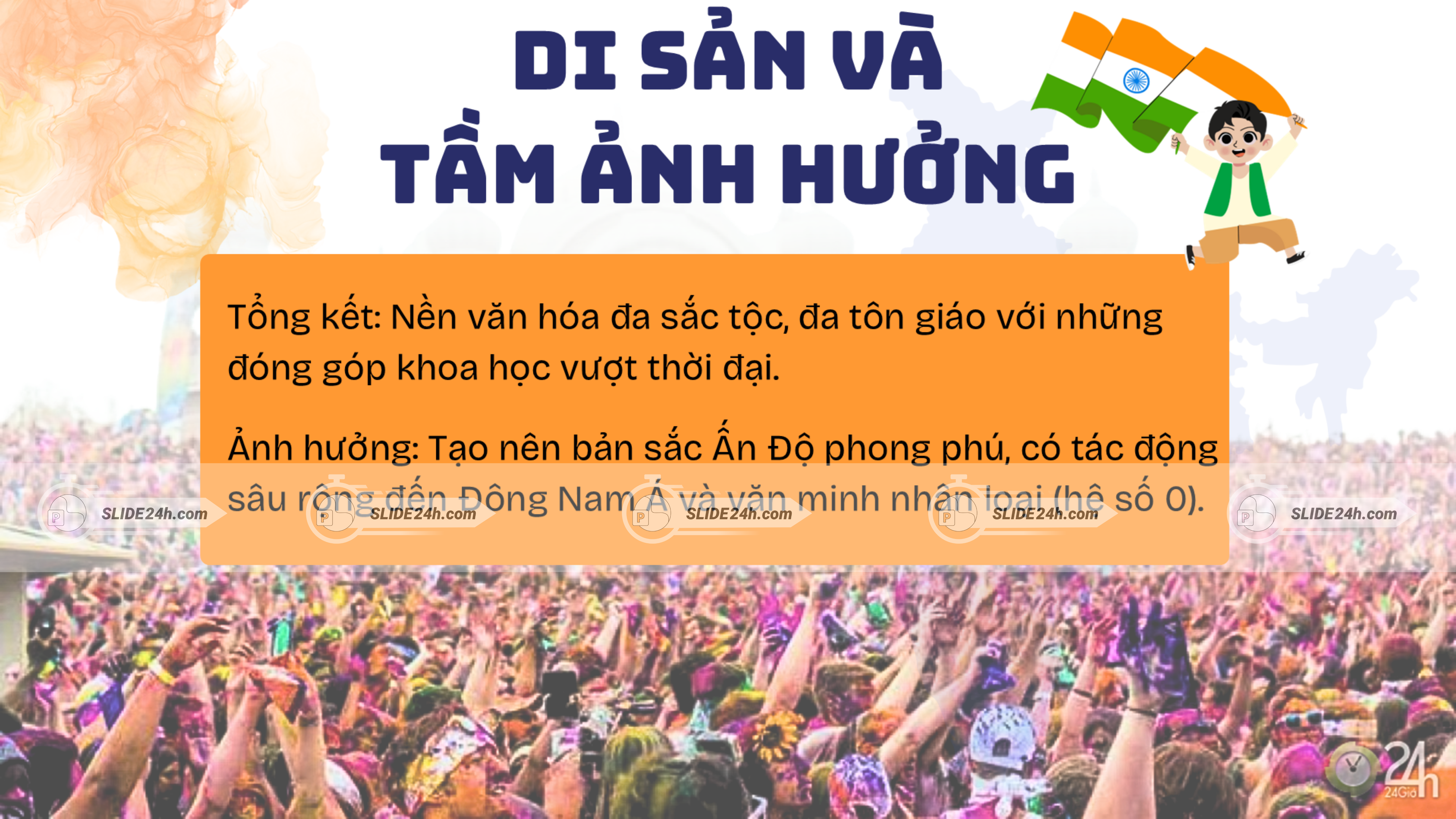 Ấn Độ với nền văn hóa đa sắc tộc và đa tôn giáo