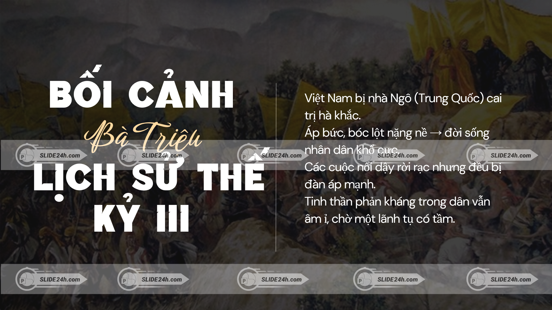 Bối cảnh lịch sử 