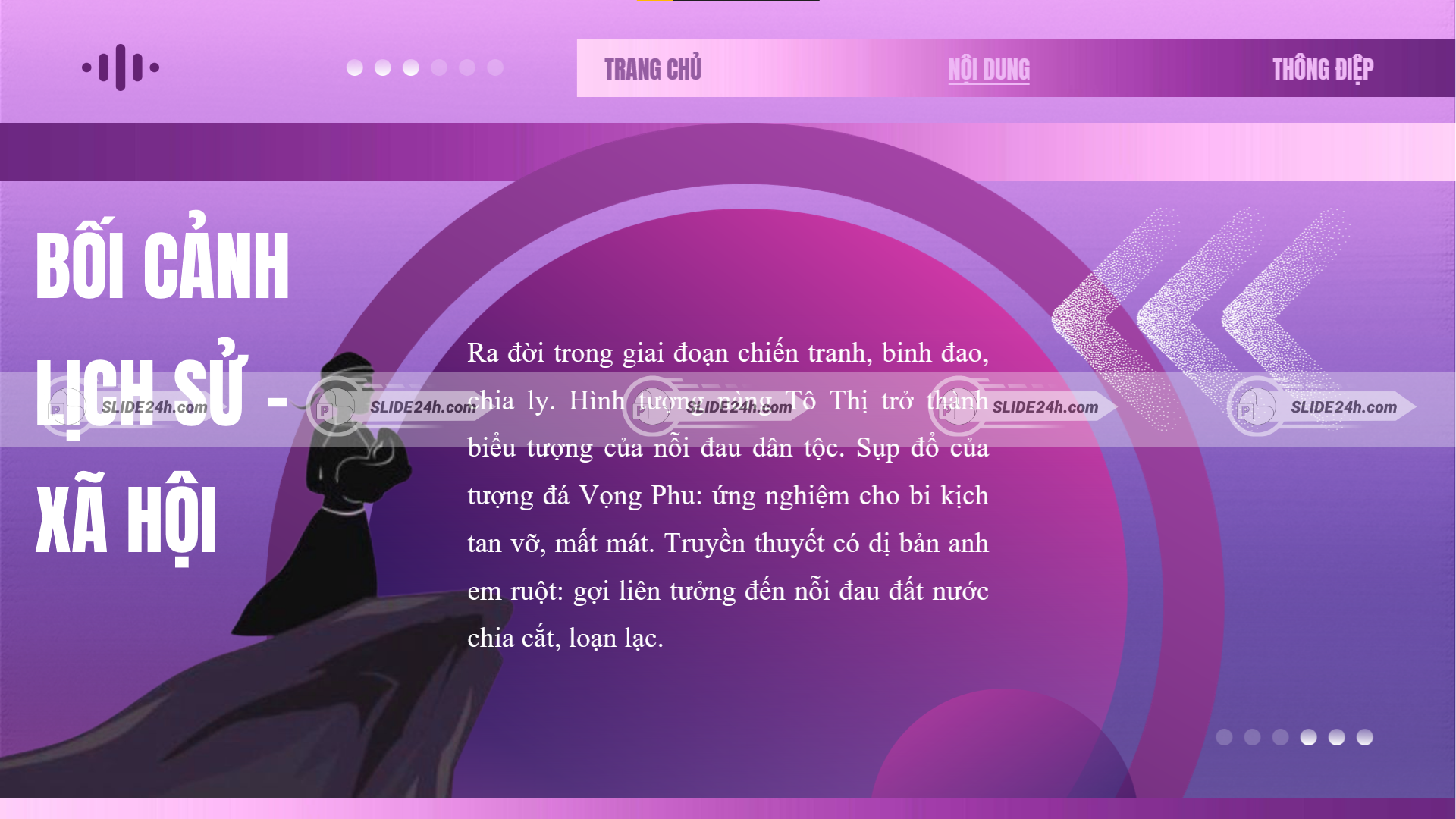 bối cảnh lịch sử xã hội hòn vọng phu gắn với chiến tranh chia ly và nỗi đau dân tộc