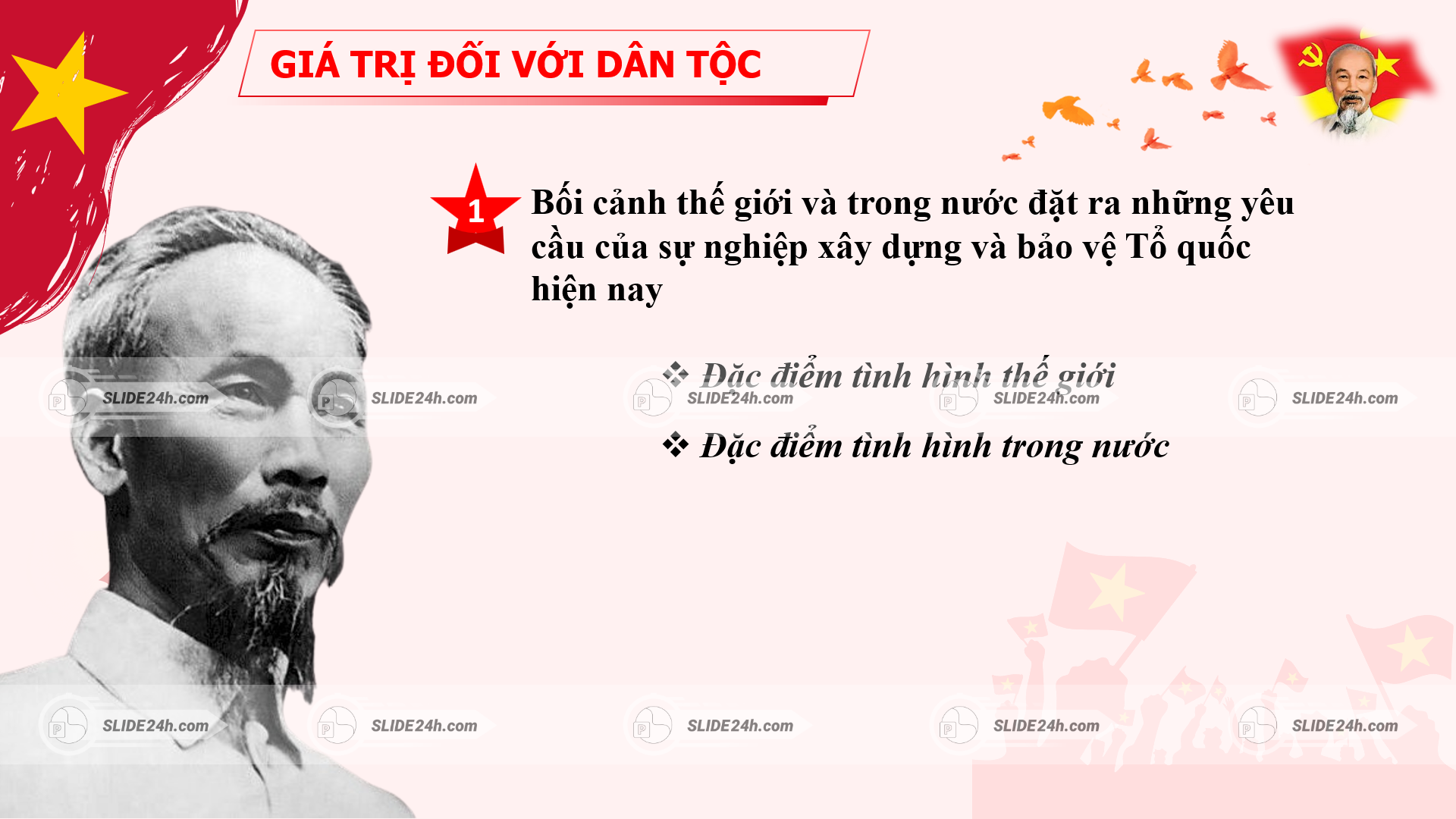 Bối cảnh thế giới và trong nước trong sự nghiệp xây dựng và bảo vệ Tổ quốc