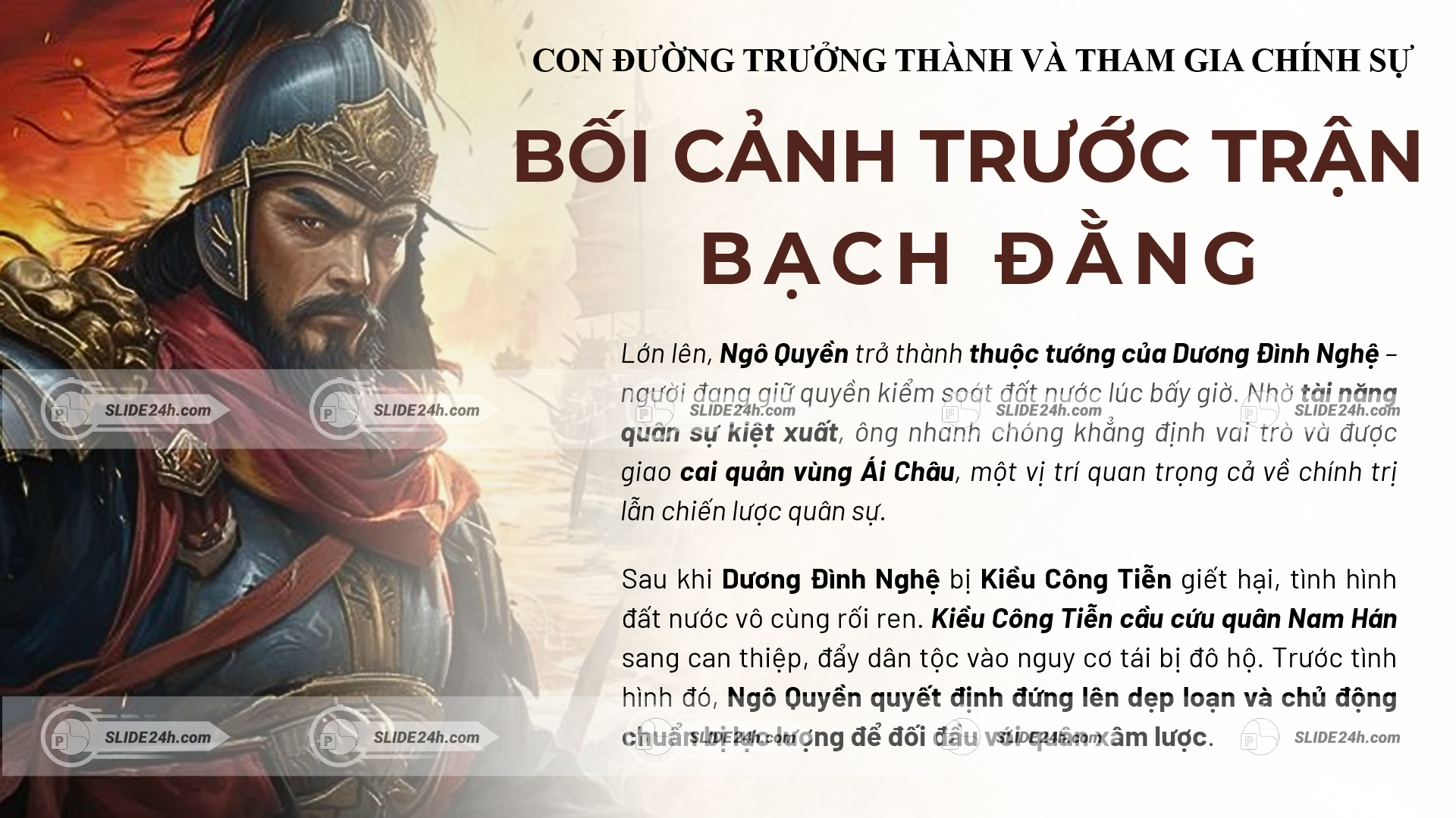 Bối cảnh trước trận chiến sông Bạch Đằng