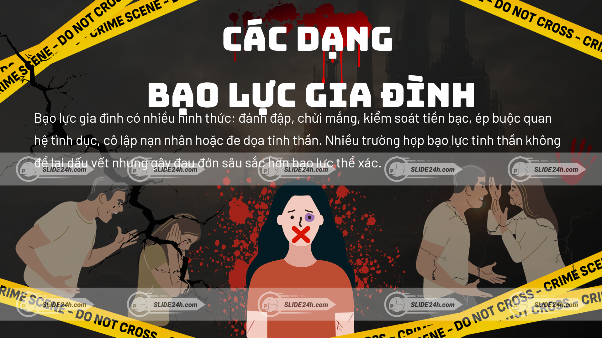 các dạng bạo lực gia đình