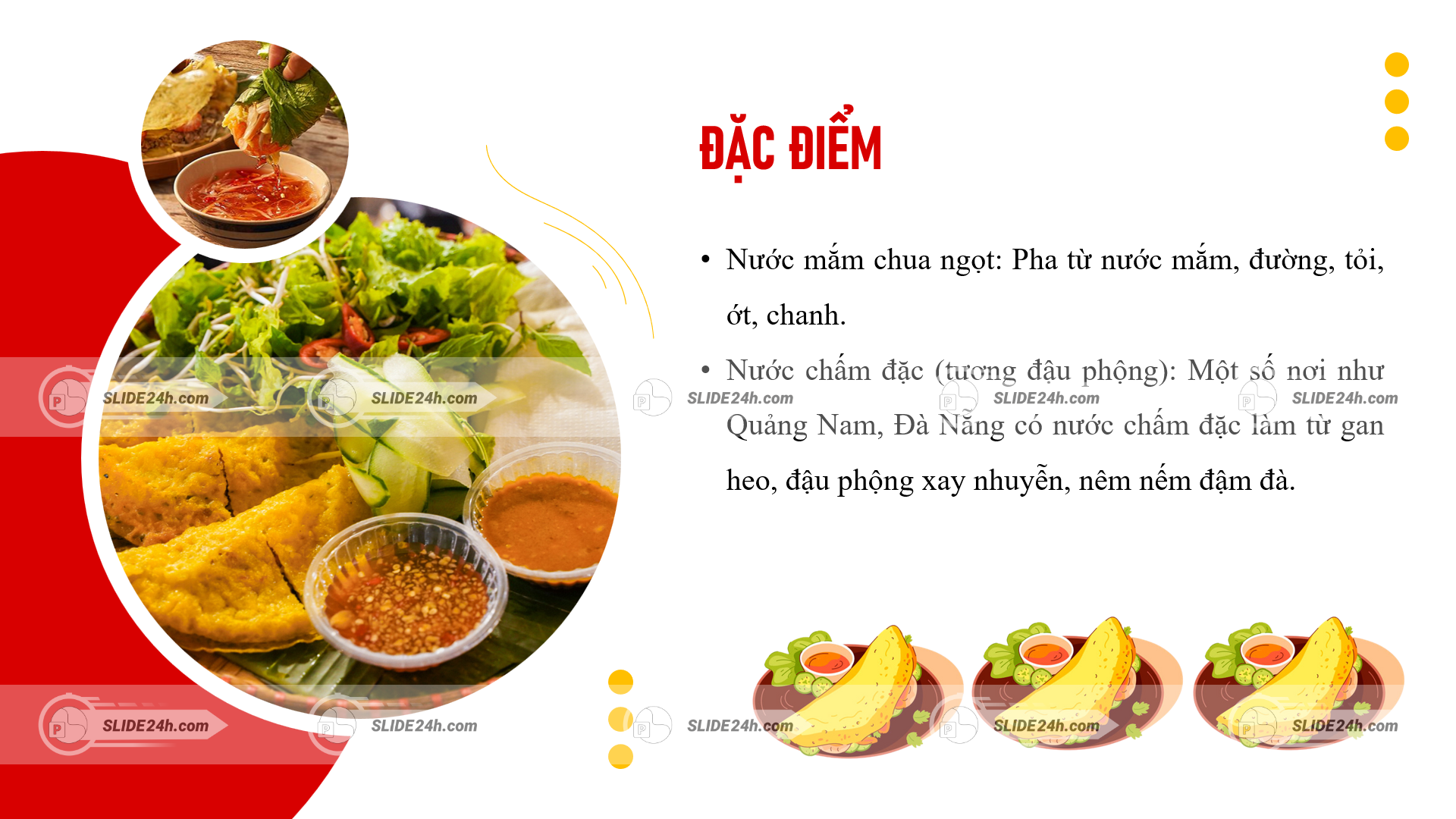 Các loại nước chấm thường ăn kèm