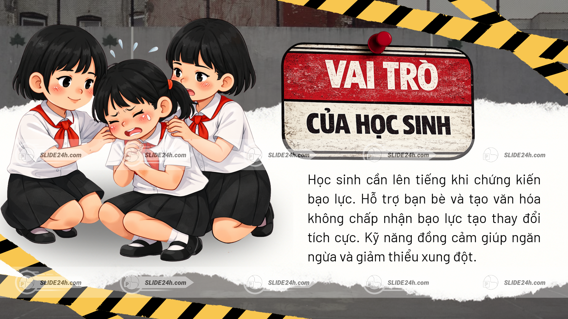 Cách học sinh ngăn chặn bạo lực