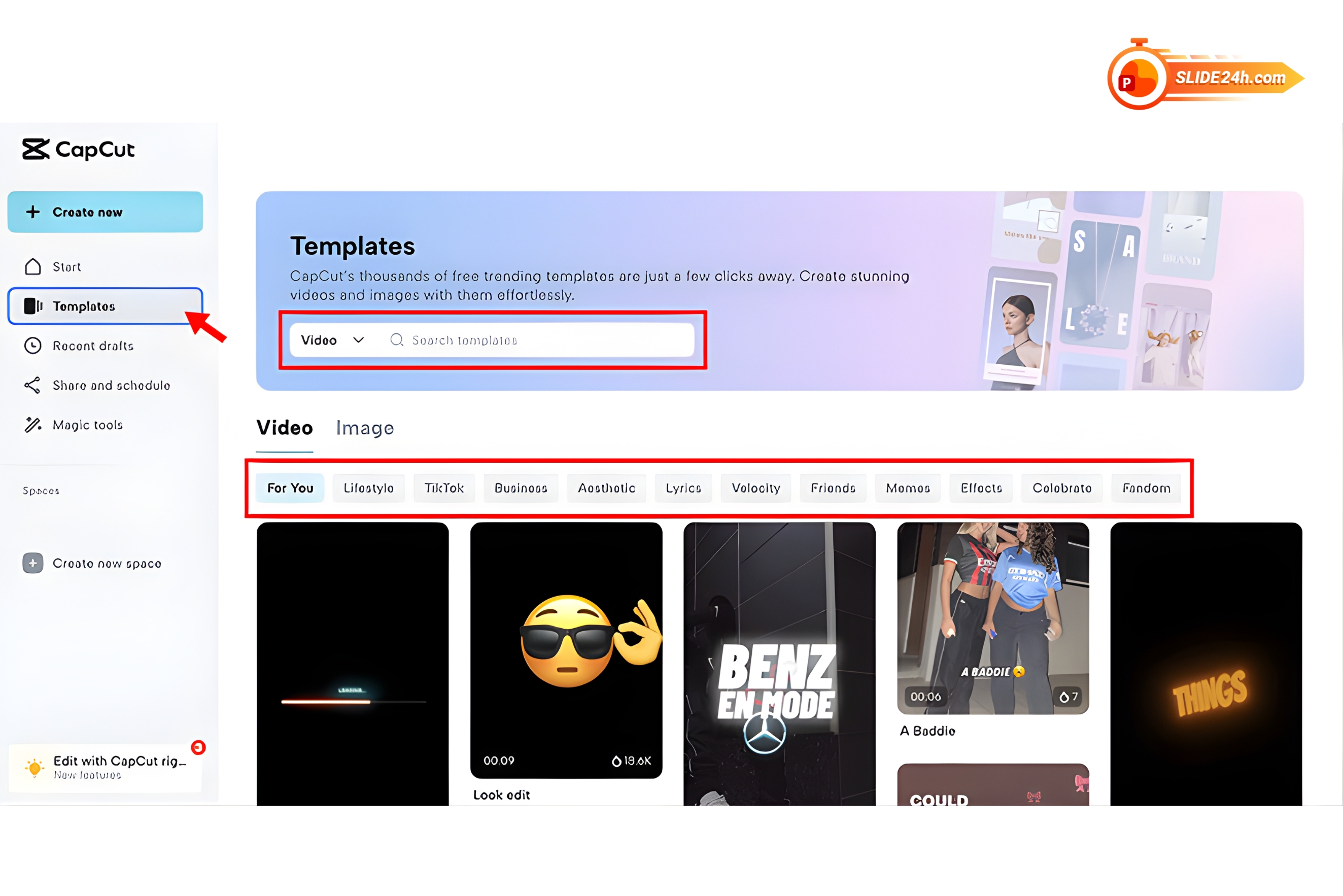 Cách thiết kế video thuyết trình đẹp trong CapCut&nbsp;