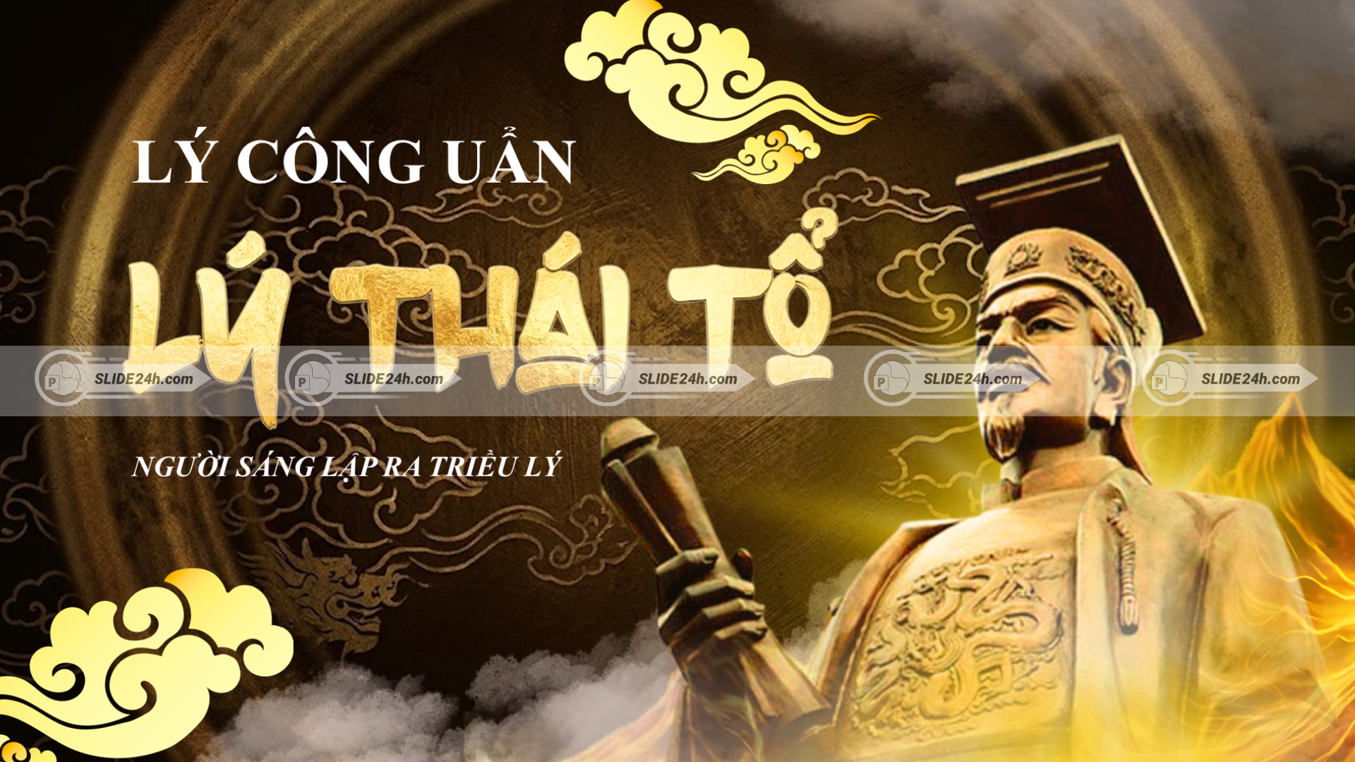 Chân dung Lý Thái Tổ Lý Công Uẩn người sáng lập triều Lý.