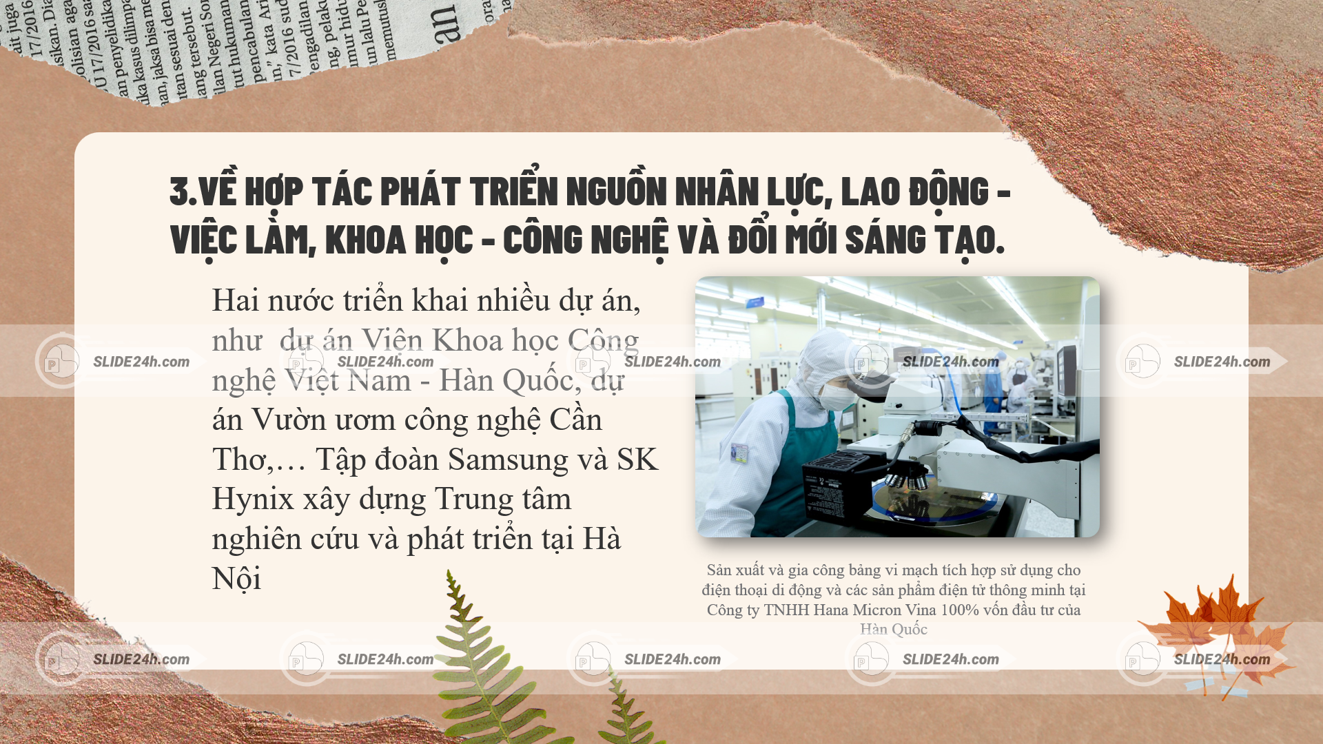 Cơ chế hợp tác về phát triển nguồn nhân lực