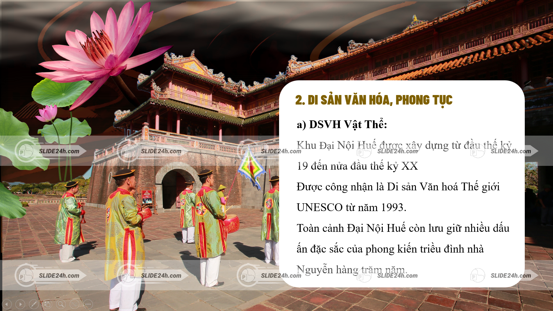 Cố đô Huế - Di sản văn hóa vật thể