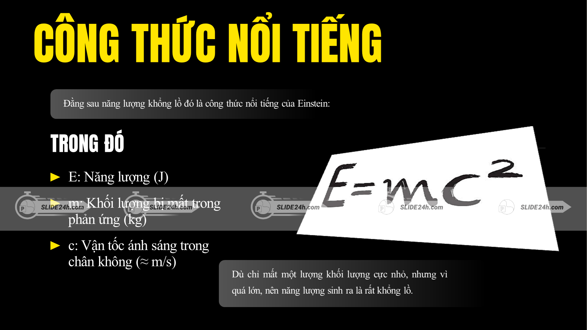 Công thức của Einstein