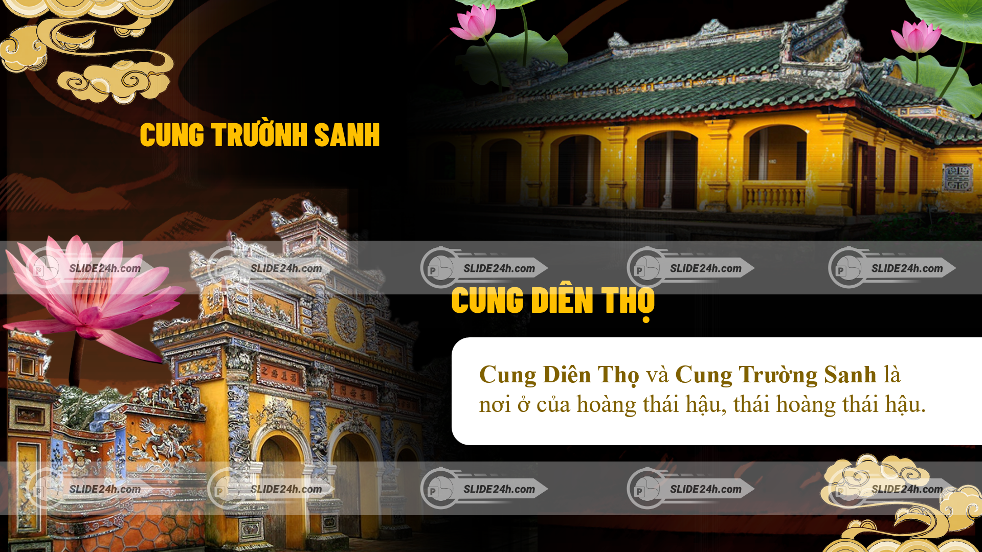 Cung Trường Sanh & Cung Diên Thọ