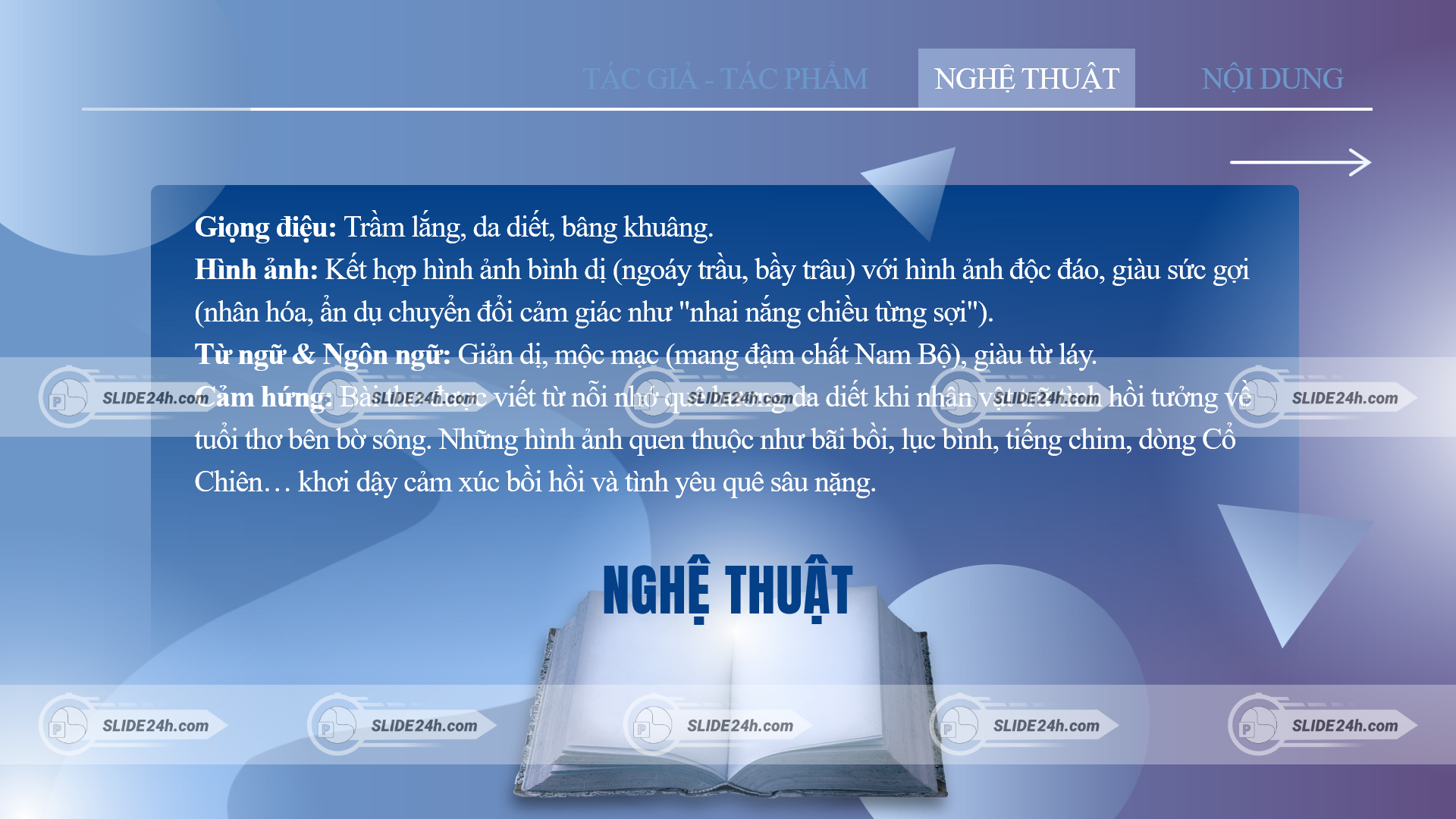 đặc điểm nghệ thuật trong thơ thái hồng giọng điệu hình ảnh và ngôn ngữ thơ