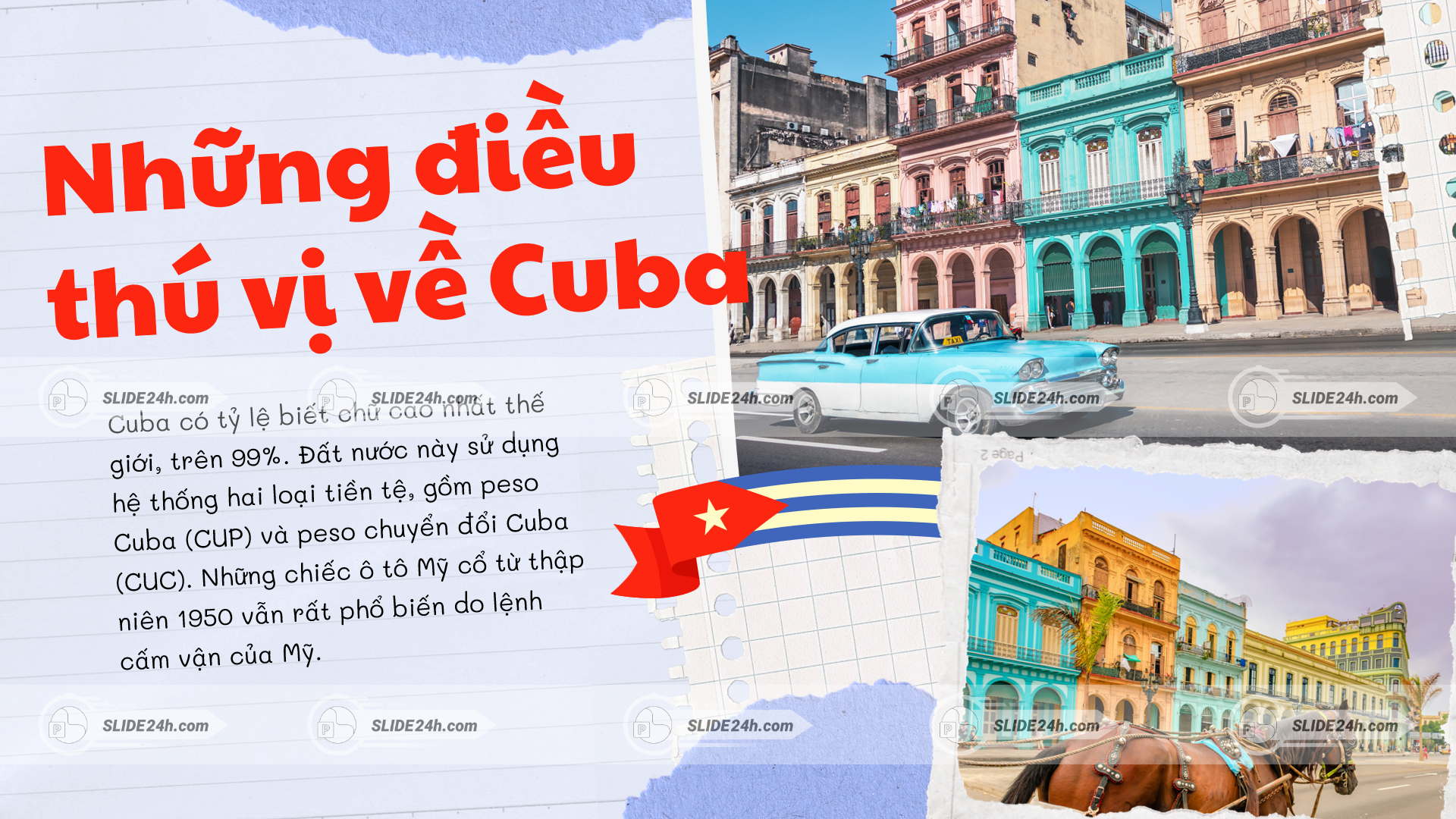 Điểm thú vị về quốc gia Cuba