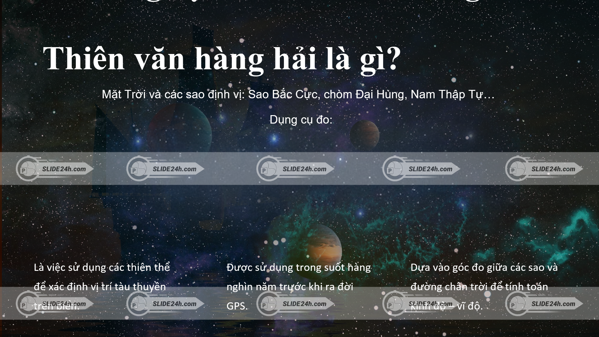 định nghĩa thiên văn học hàng hải