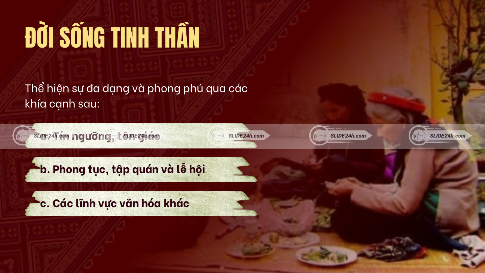 Đời sống tinh thần 54 dân tộc Việt Nam