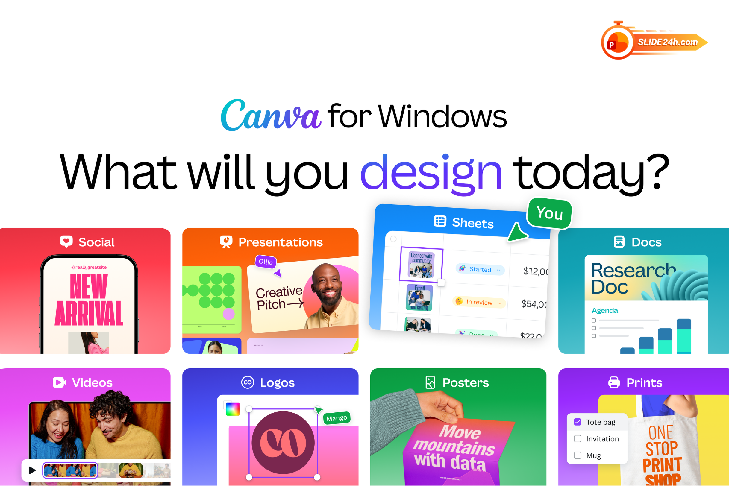 Giao diện Canva for Windows 