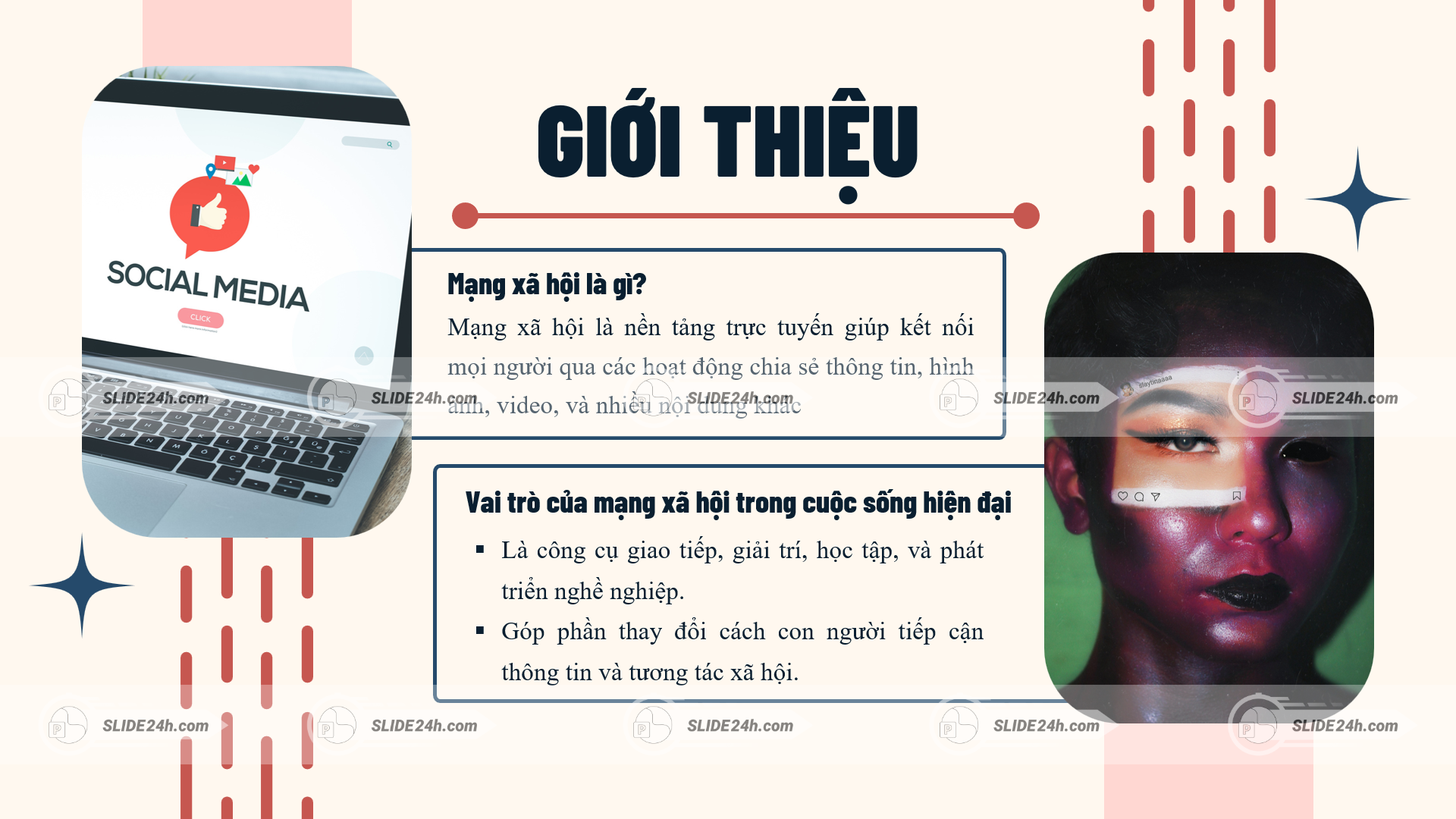 giới thiệu khái niệm mạng xã hội và vai trò kết nối con người trên internet