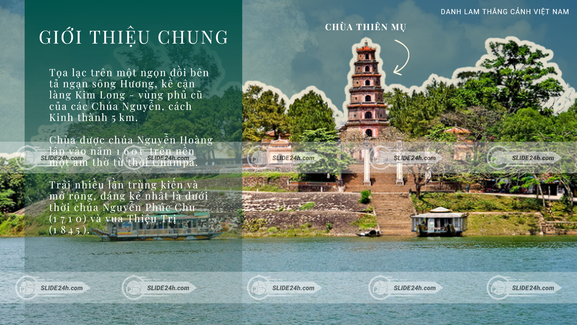 Giới thiệu tổng quan chùa Thiên Mụ