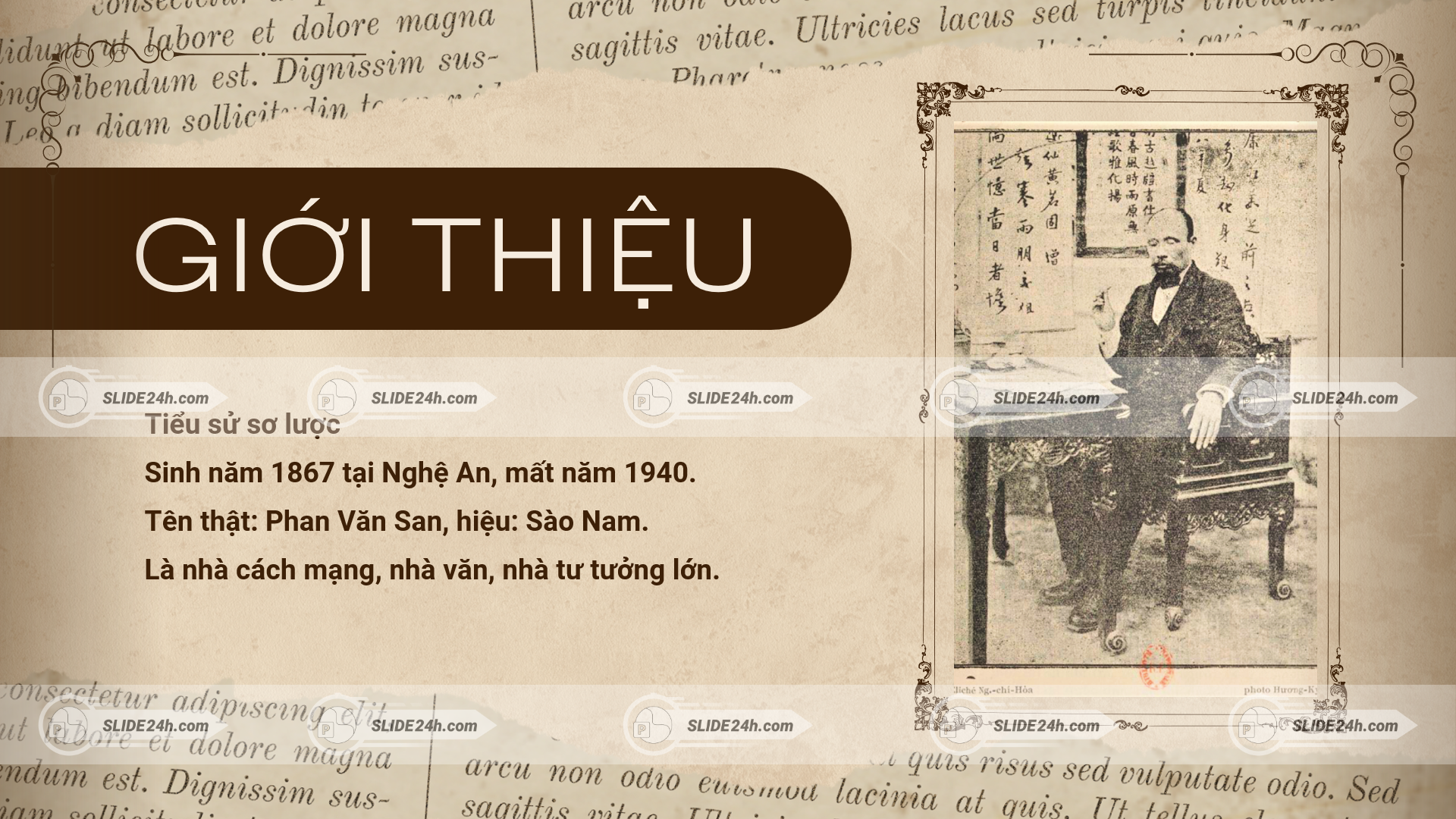 giới thiệu về phan bội châu