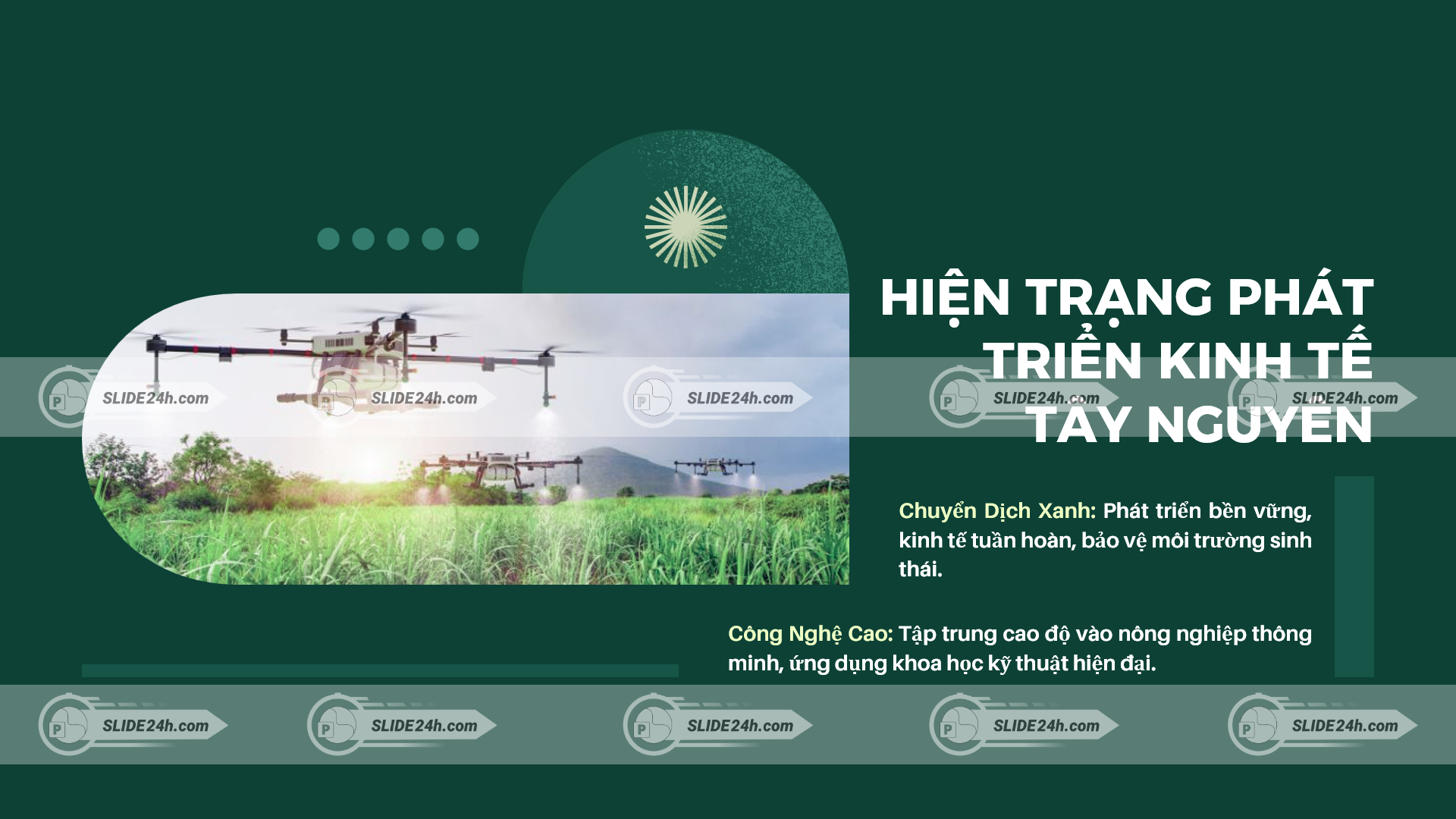 hiện trạng phát triển kinh tế tây nguyên với công nghệ cao và chuyển dịch xanh