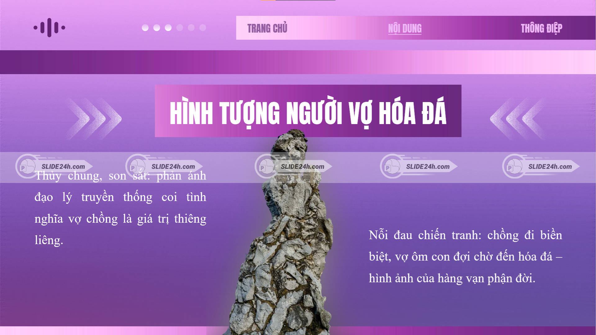 hình tượng người vợ hóa đá trong truyền thuyết vọng phu biểu tượng thủy chung