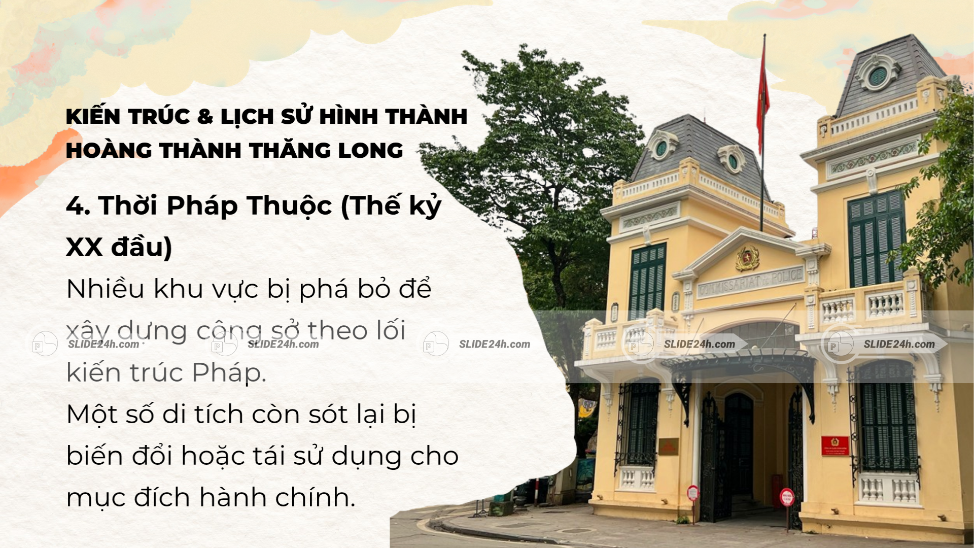 Hoàng thành Thăng Long thời Pháp thuộc