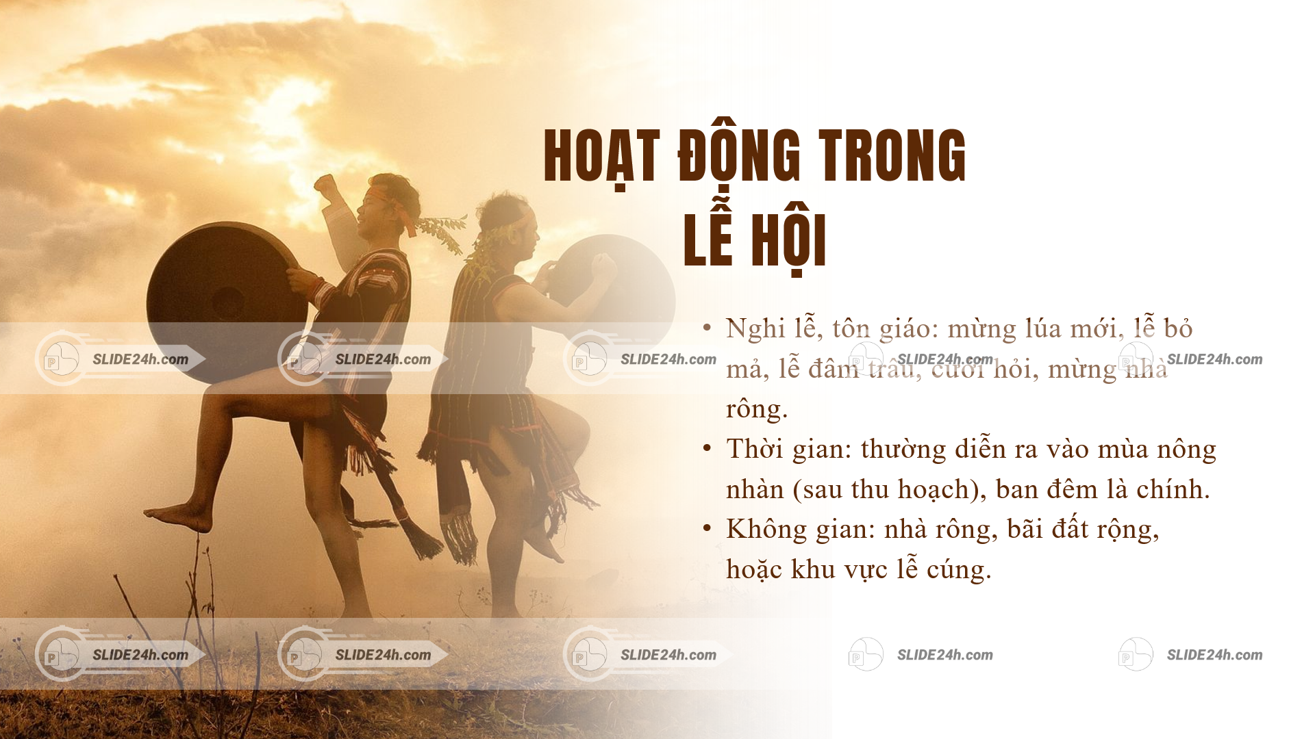 hoạt động cồng chiêng trong lễ hội tây nguyên với nghi lễ và biểu diễn nghệ thuật đặc sắc
