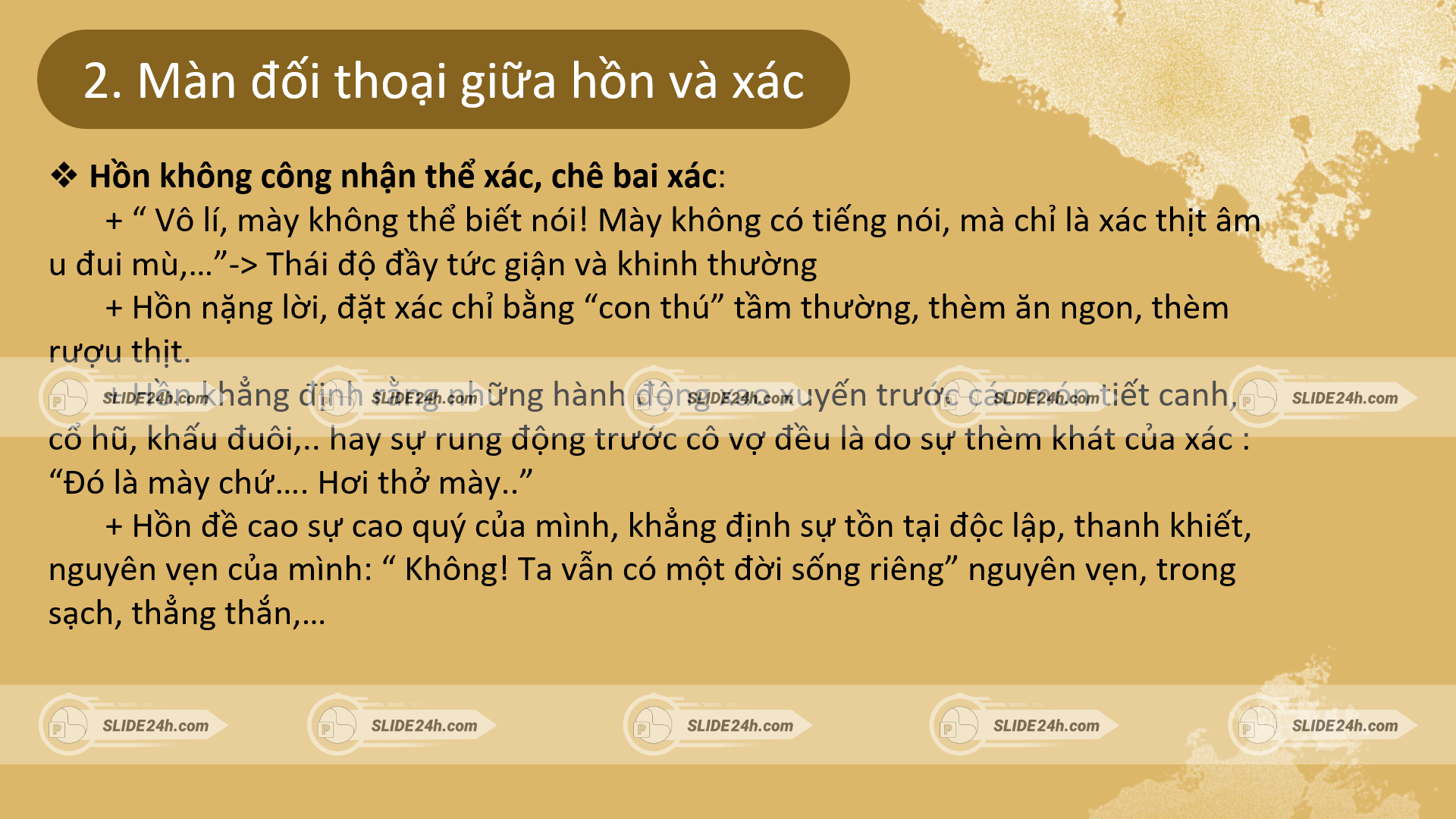Hồn Trương Ba phê phán Xác Hàng Thịt