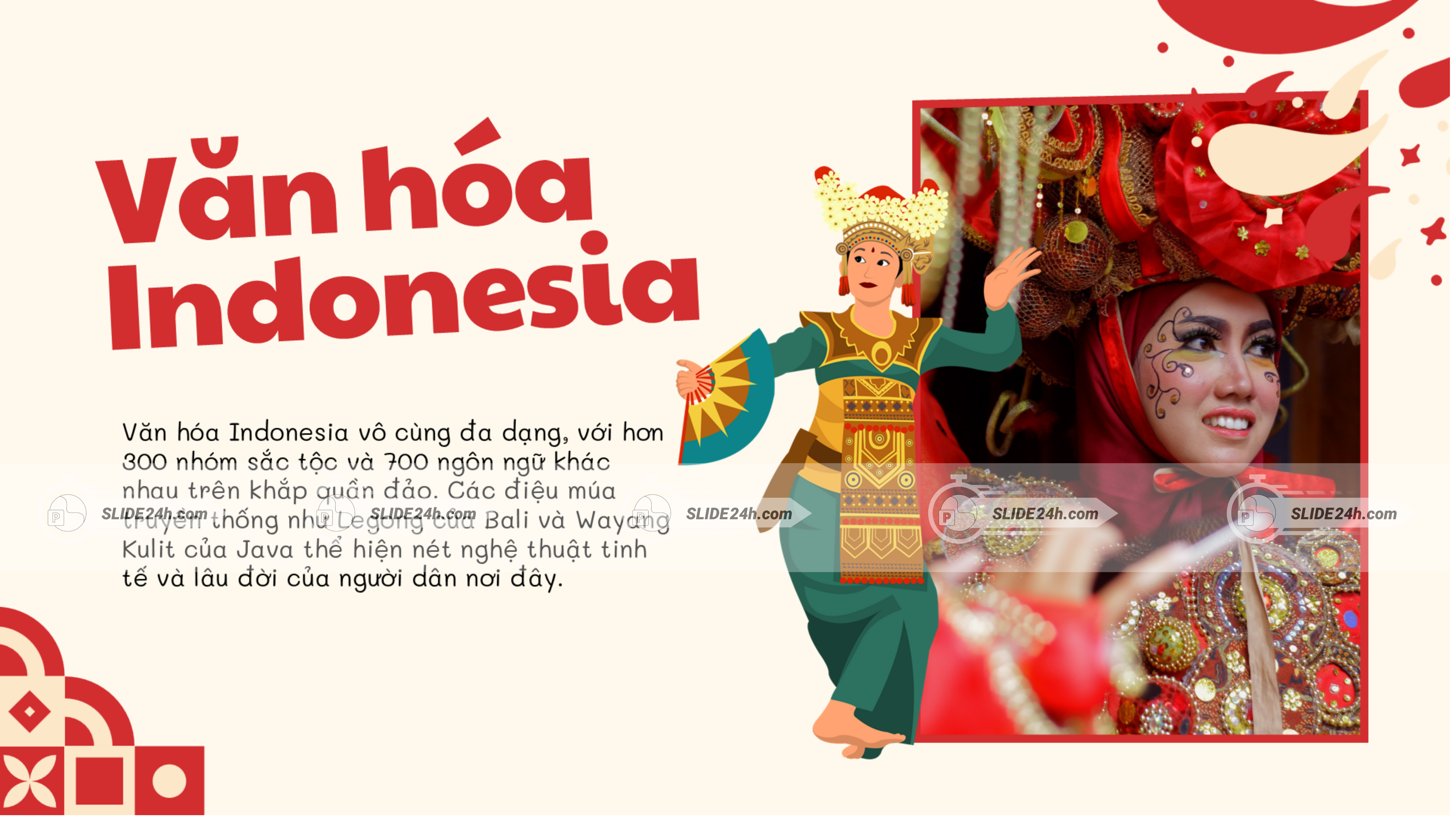 indonesia có đang dạng văn hoá
