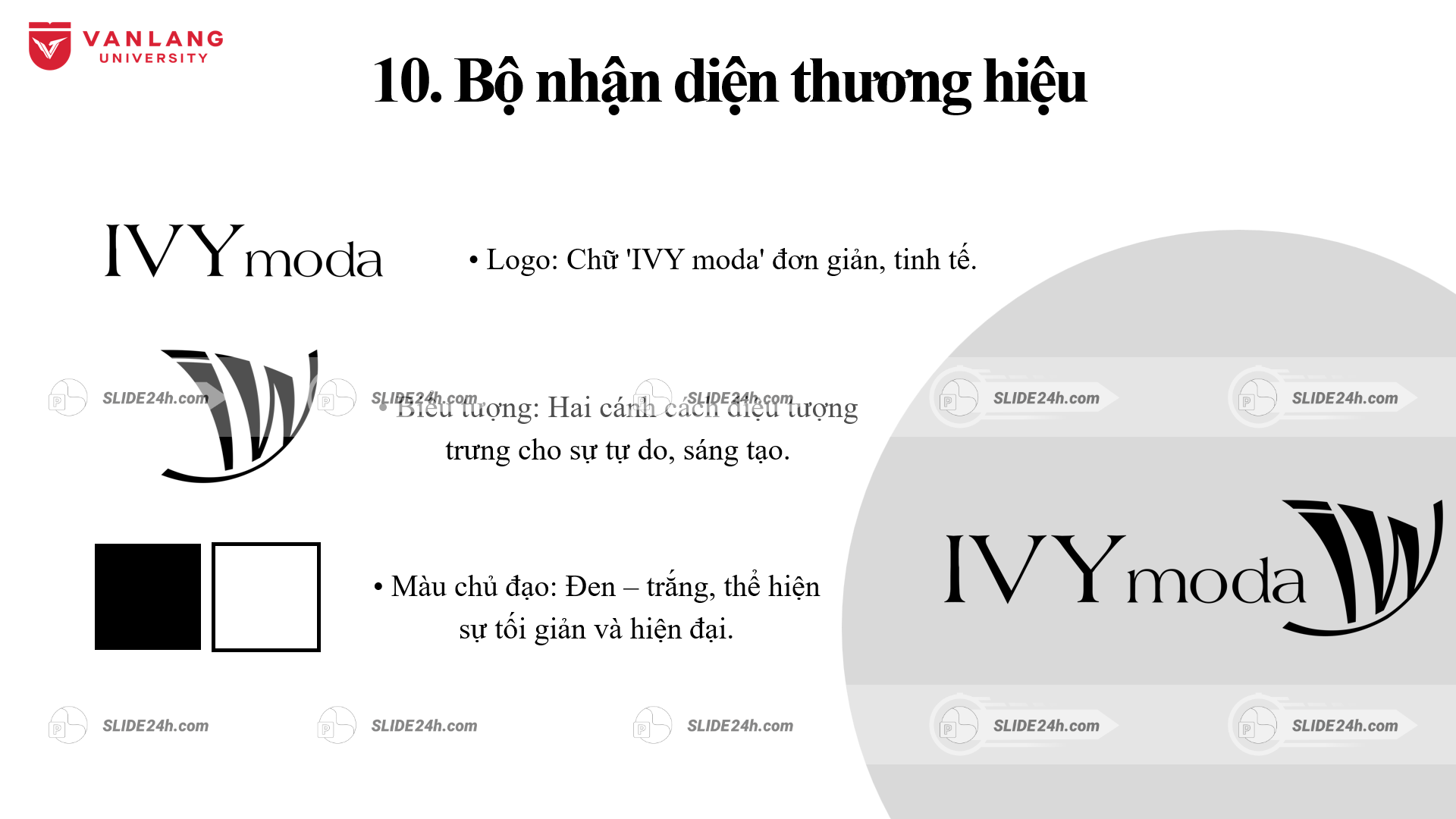 IVY moda và bộ nhân diện thương hiệu