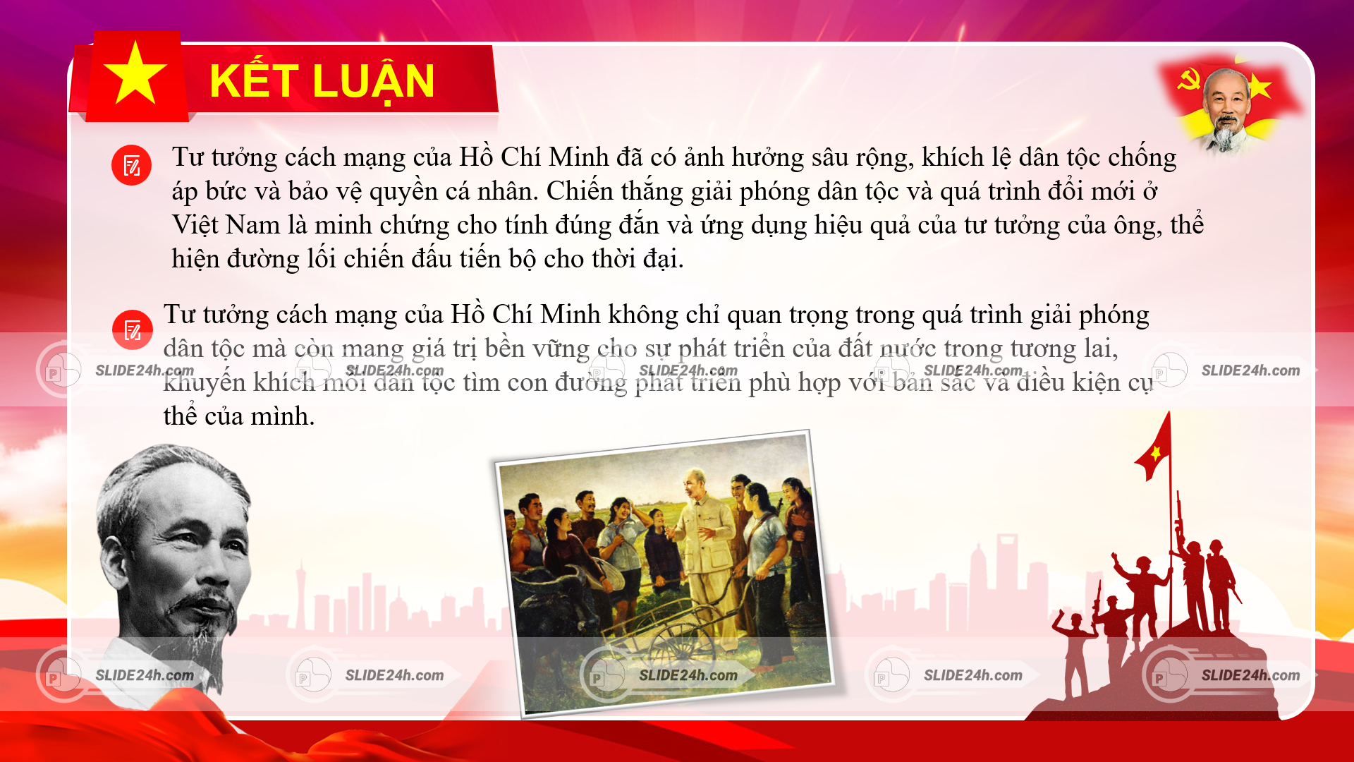 Kết luận về tư tưởng cách mạng giải phóng dân tộc của Hồ Chí Minh