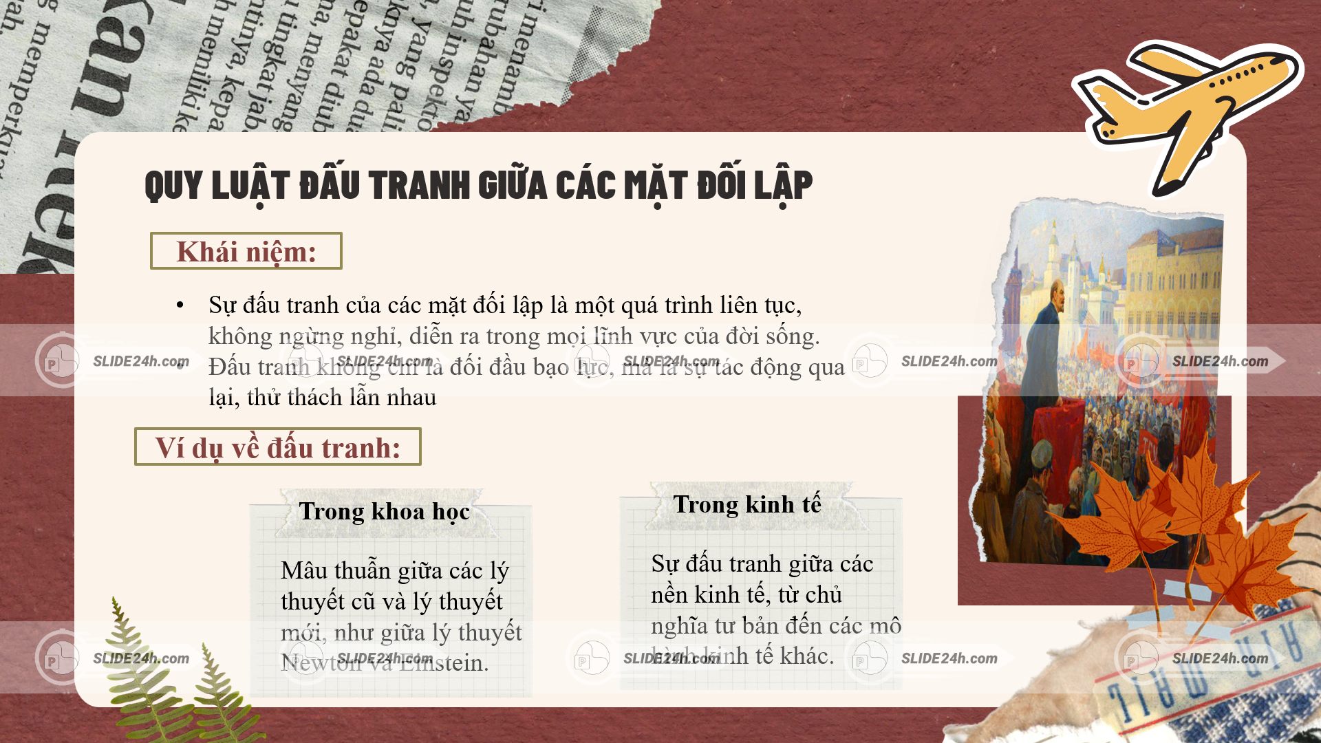 Khái niệm và ví dụ quy luật đấu tranh giữa các mặt đối lập