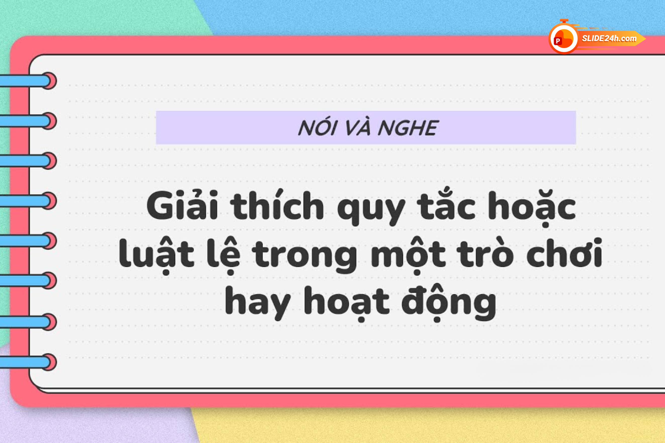 Kịch bản triển khai trò chơi khi thuyết trình