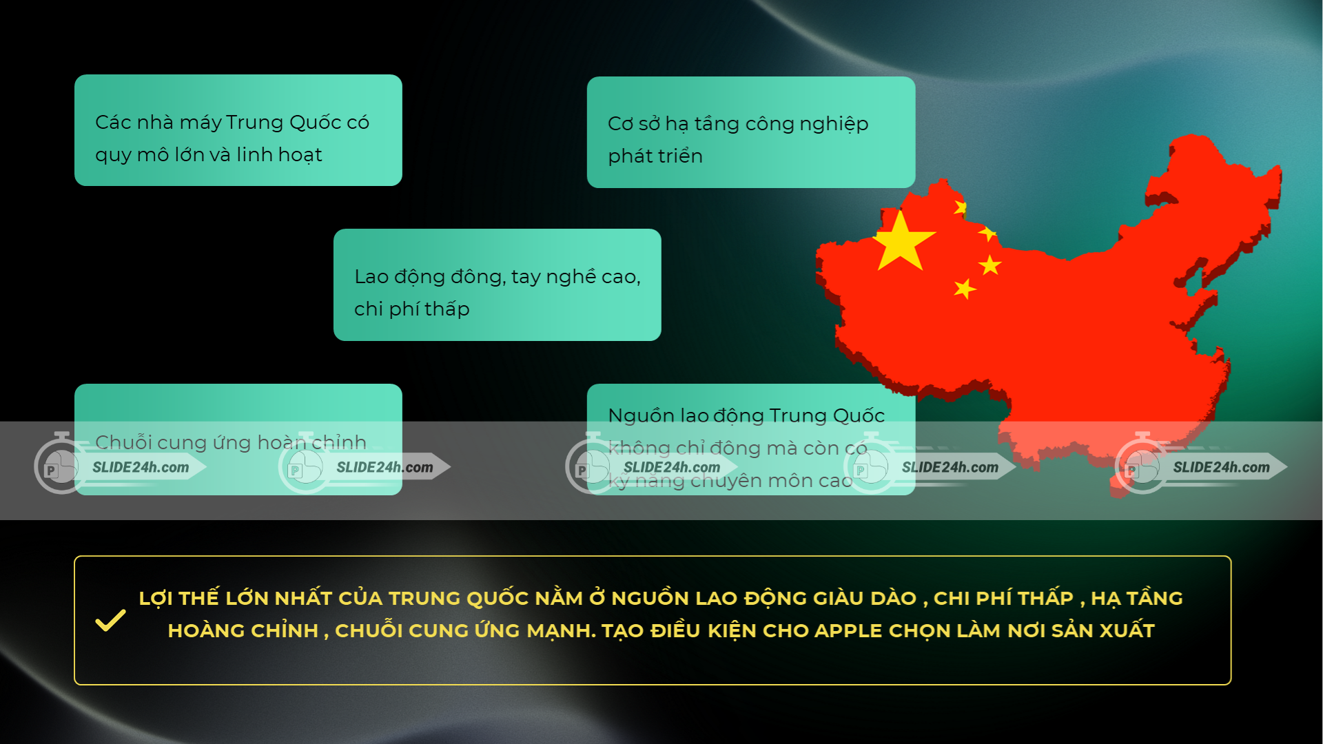 Lý do Apple lựa chọn Trung Quốc để đặt nhà máy 