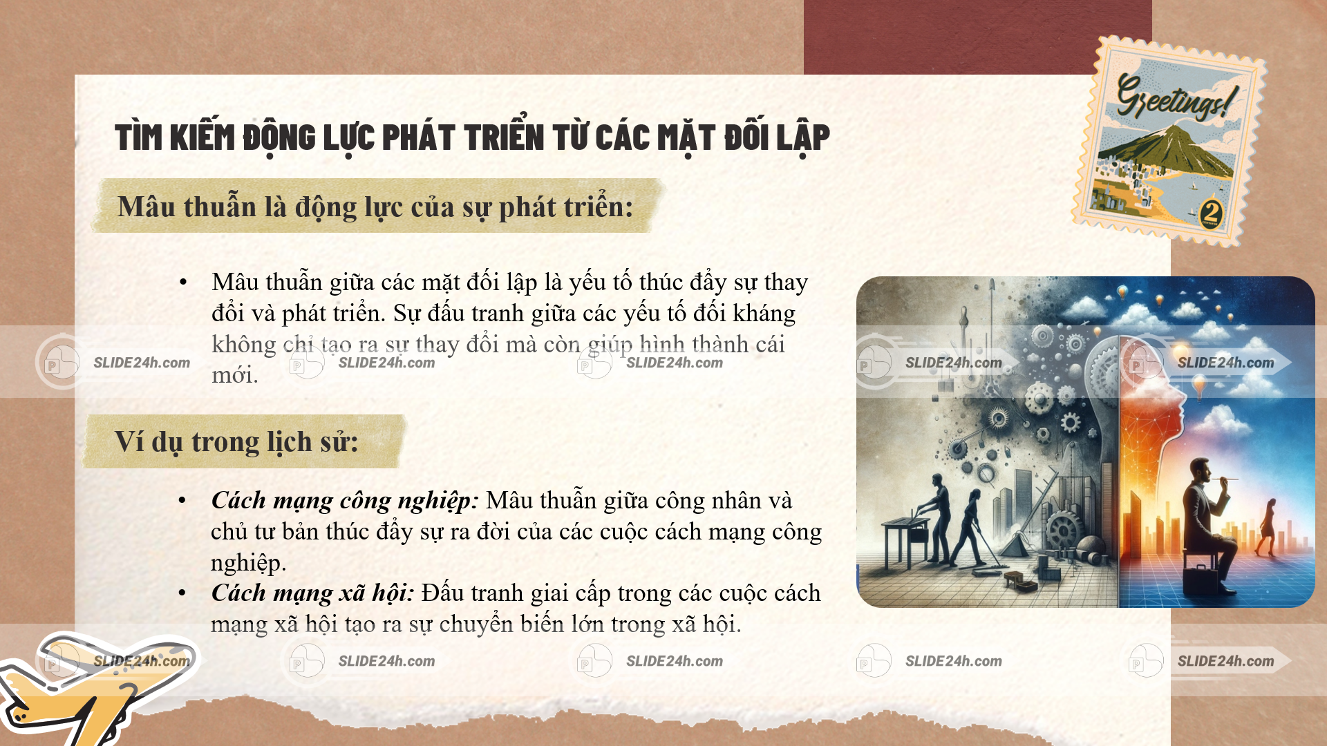 Mâu thuẫn chính là động lực của sự phát triển