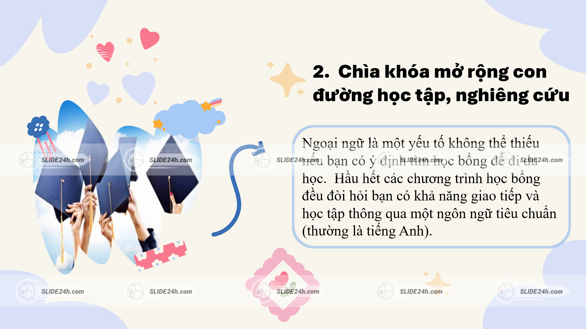 ngoại ngữ mở rộng cơ hội học tập và nghiên cứu quốc tế