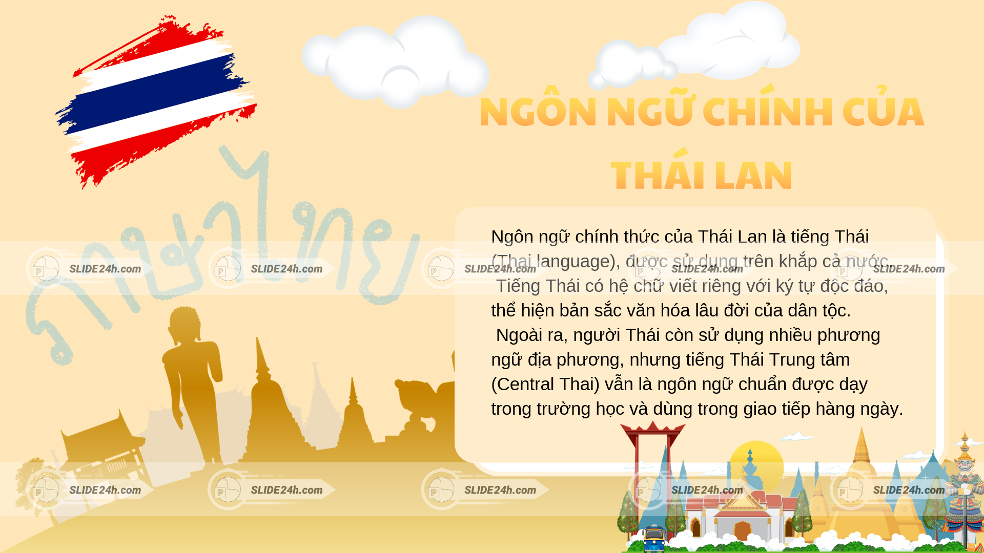 ngôn ngữ thái lan với hệ chữ viết độc đáo phản ánh bản sắc văn hóa lâu đời và đóng vai trò quan trọng trong giao tiếp cũng như giáo dục quốc gia