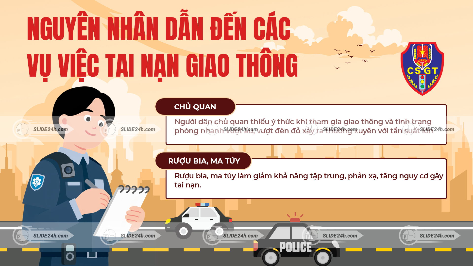 Nguyên nhân dẫn đến tai nạn giao thông