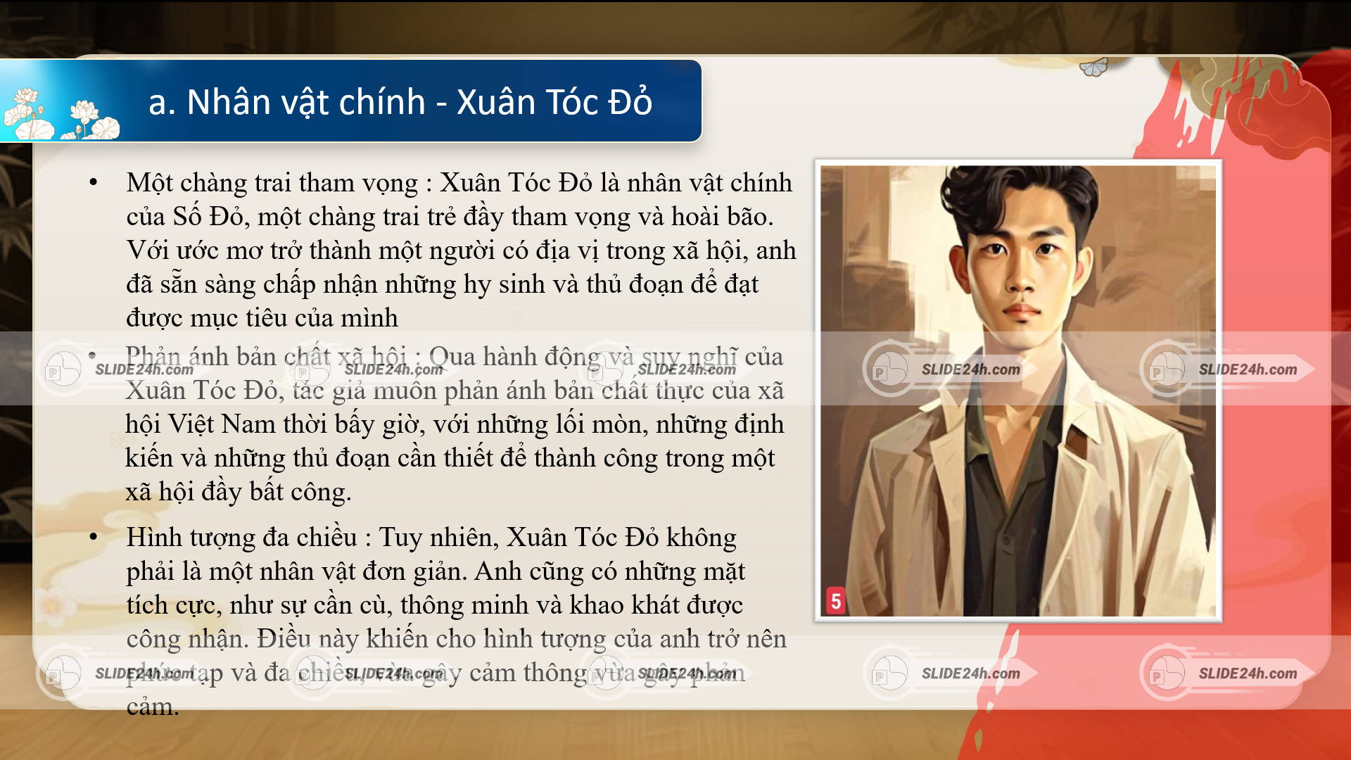 Nhân vật chính của tác phẩm - Xuân Tóc Đỏ