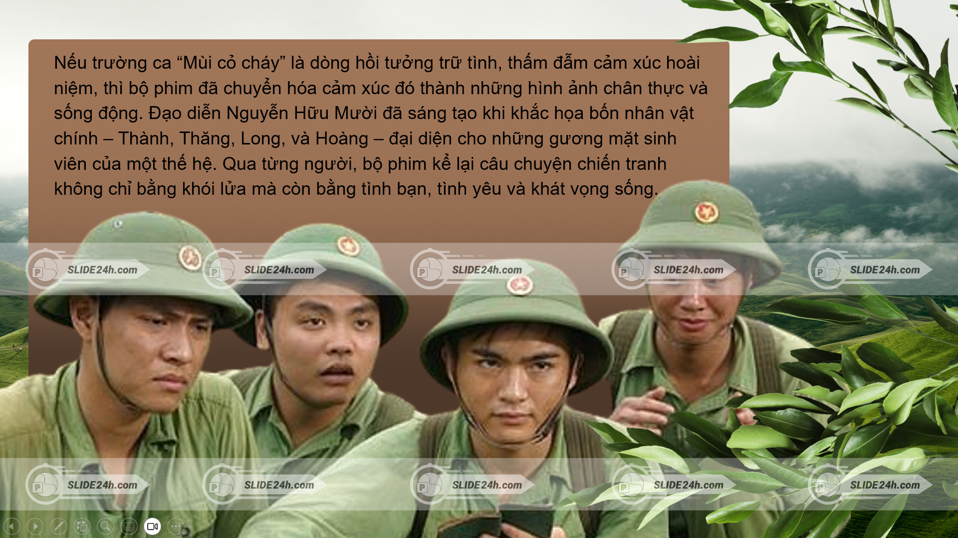 nhân vật trong phim mùi cỏ cháy