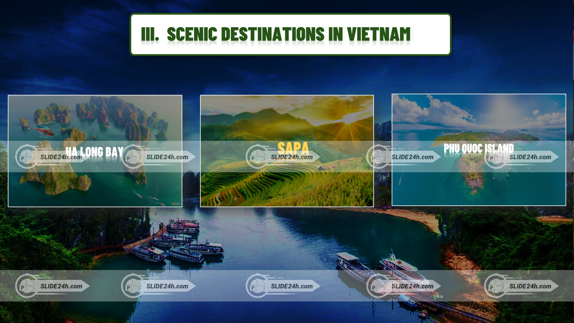 Những địa điểm nổi tiếng tại Việt Nam