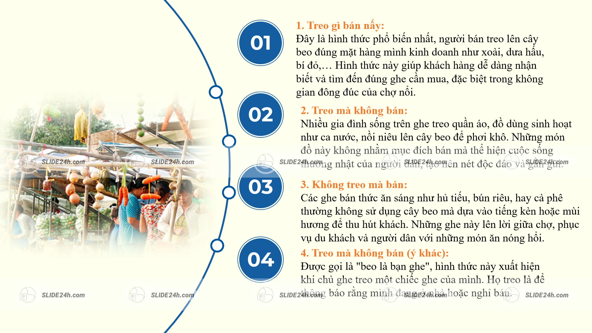 Những nét độc đáo tại chợ nổi Cái Răng