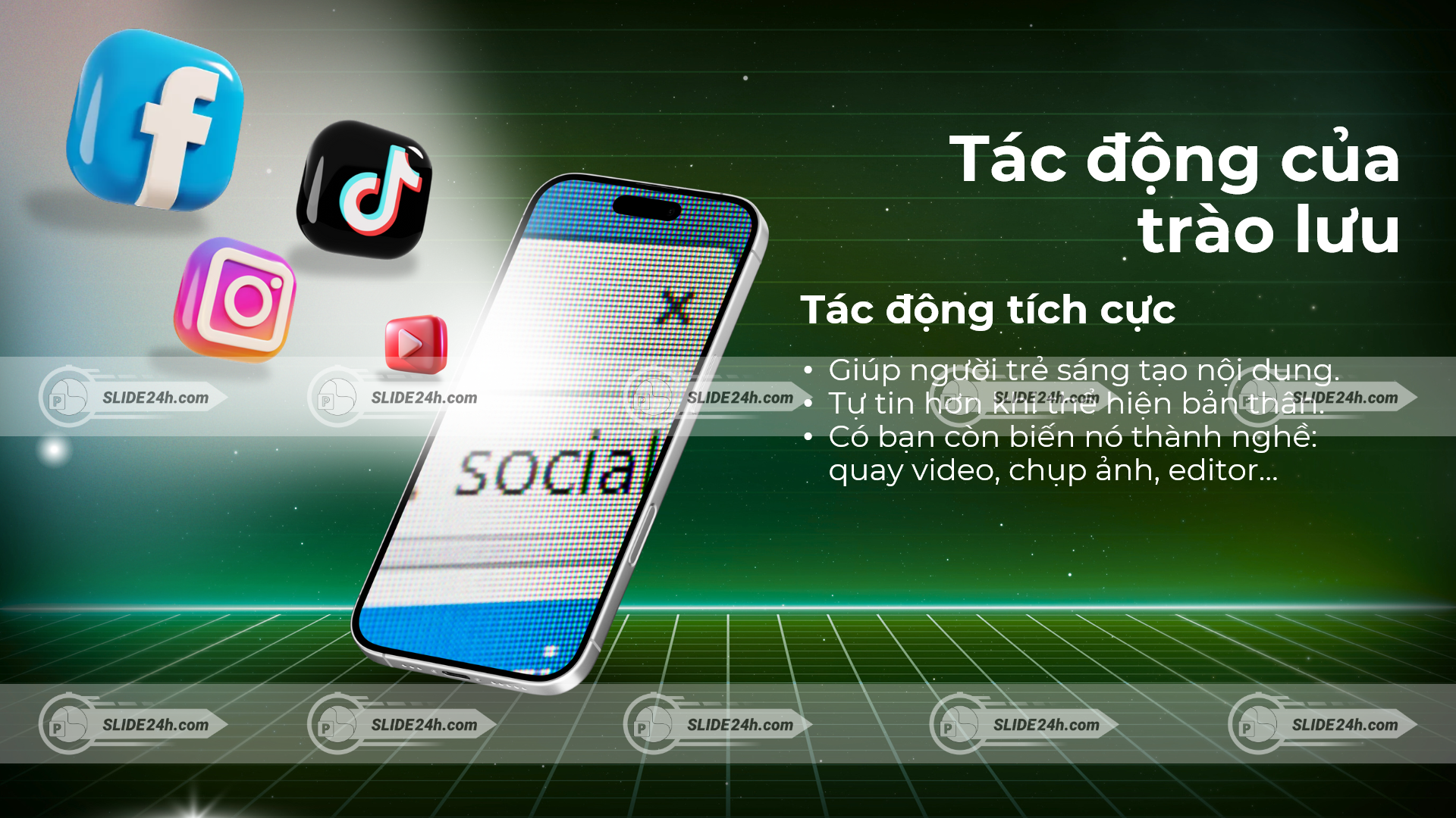 Những tác động tích cực của trào lưu sống ảo đối với giới trẻ.