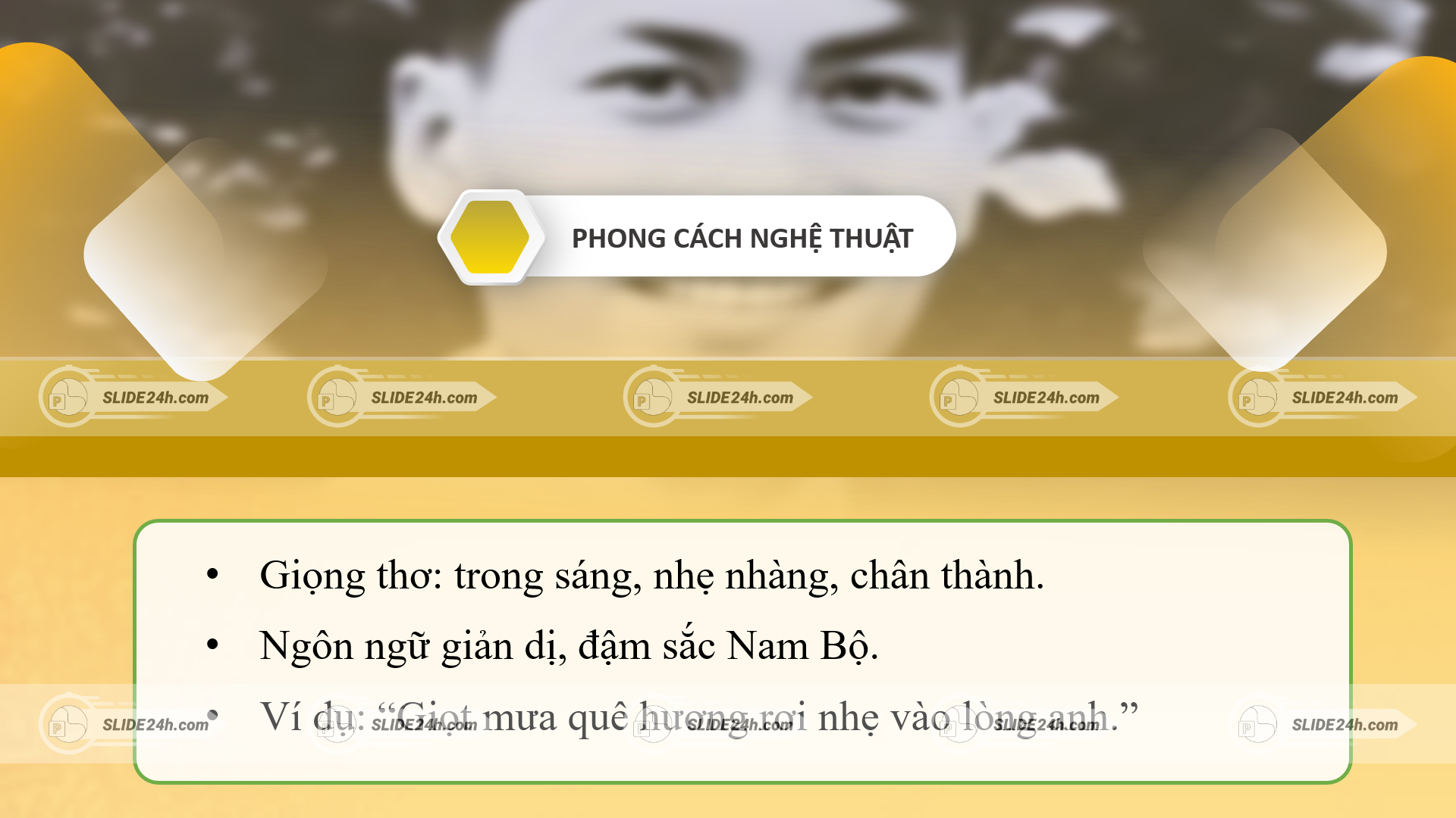 phong cách nghệ thuật trong thơ lê anh xuân với giọng thơ trong sáng và ngôn ngữ nam bộ