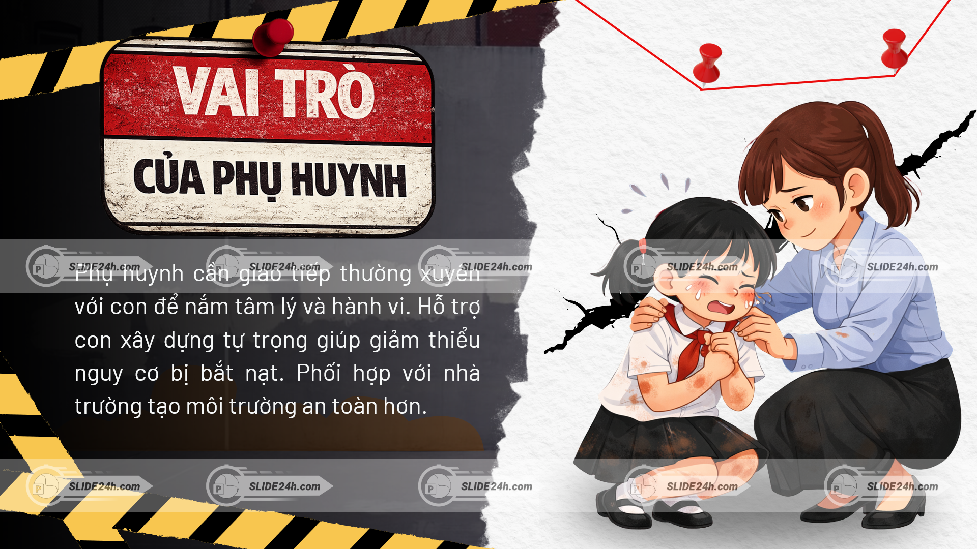 Phụ huynh phòng chống bạo lực học đường